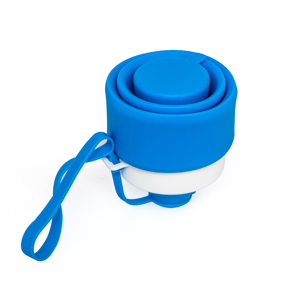 Bottiglia pieghevole in silicone 500 ml, , large