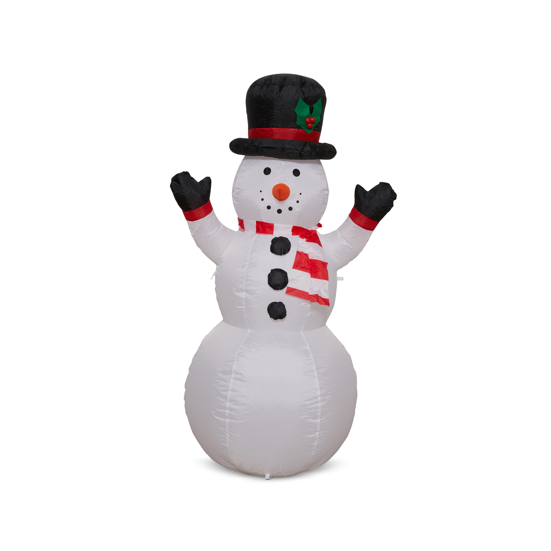 Maxi Gonfiabile Con Luci - Pupazzo Di Neve, H 122 Cm, , large