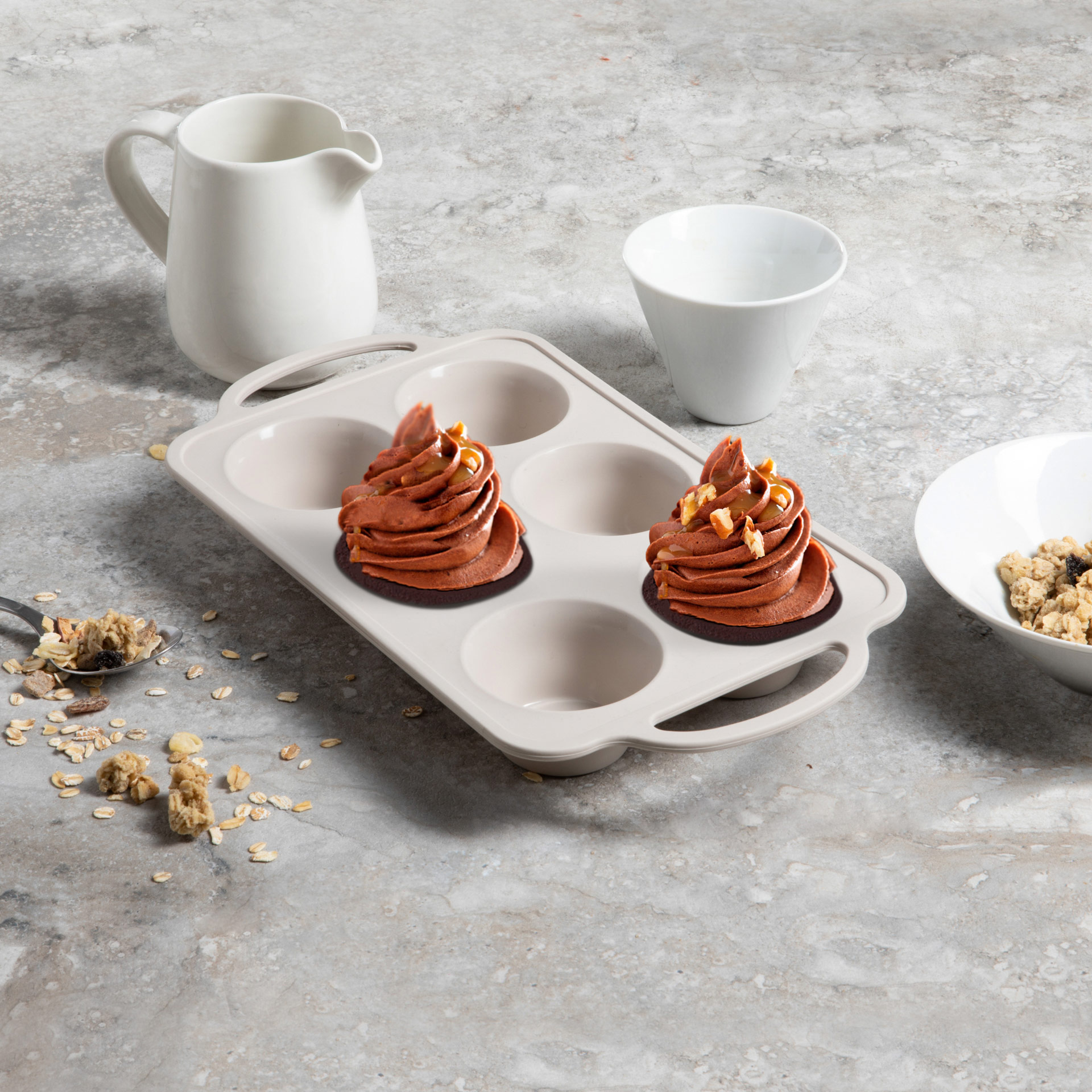 Stampo in silicone per muffin e cupcake, , large