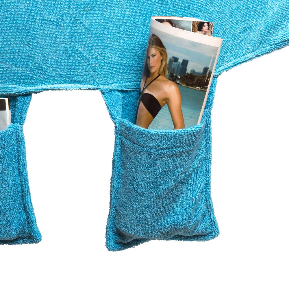 Telo mare borsa con tasche