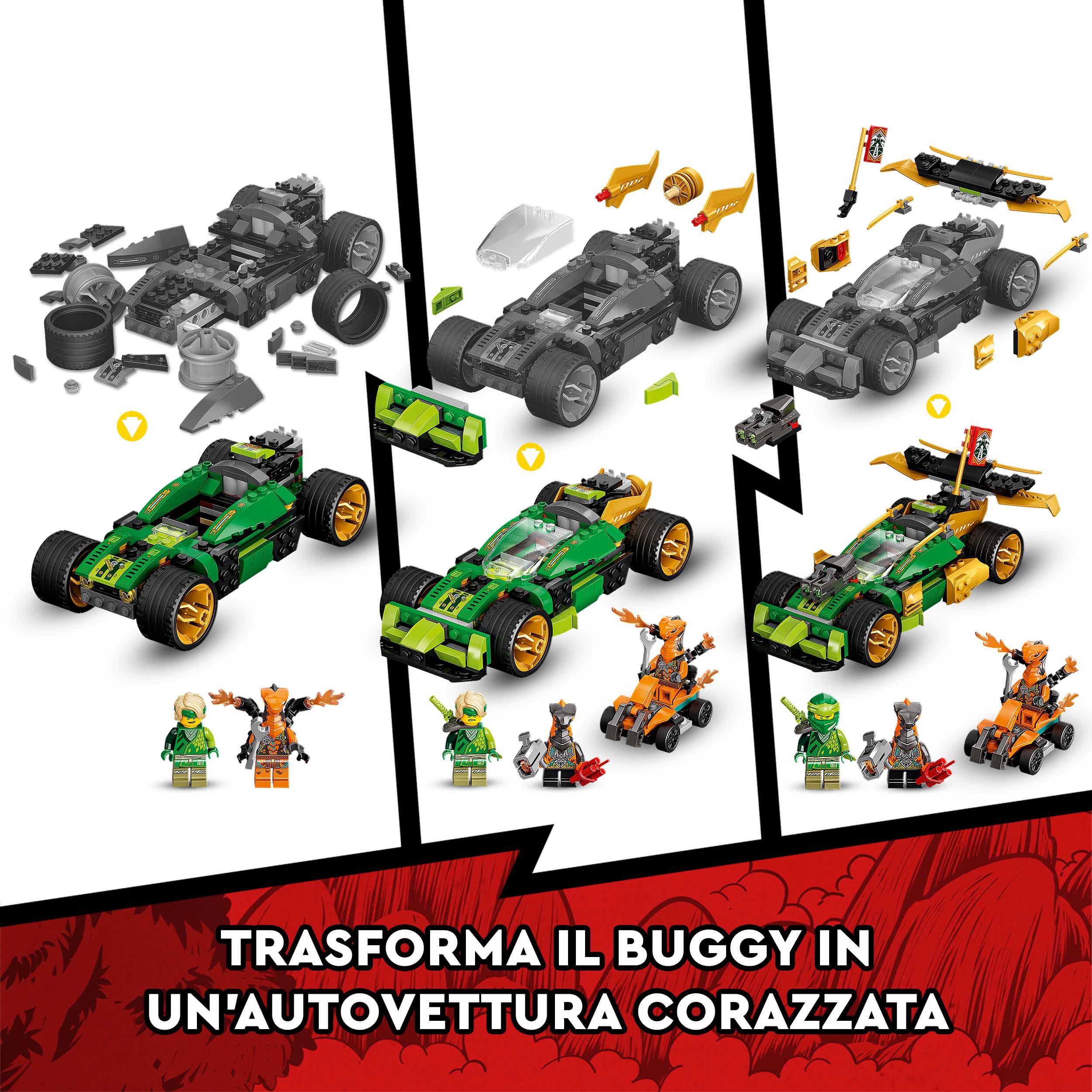 LEGO NINJAGO Auto da Corsa di Lloyd - EVOLUTION, Set per Bambini di 6 Anni con Q 71763, , large