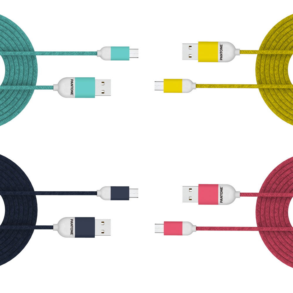 Cavo dati micro USB linea Pantone, , large