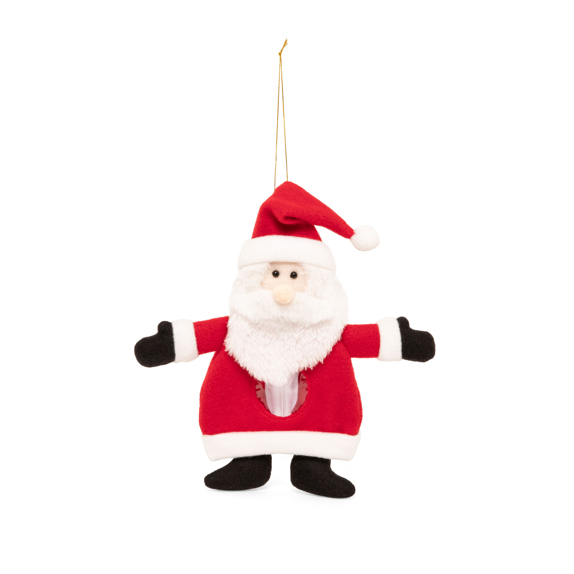 Sacca per dolcetti Babbo Natale, , large