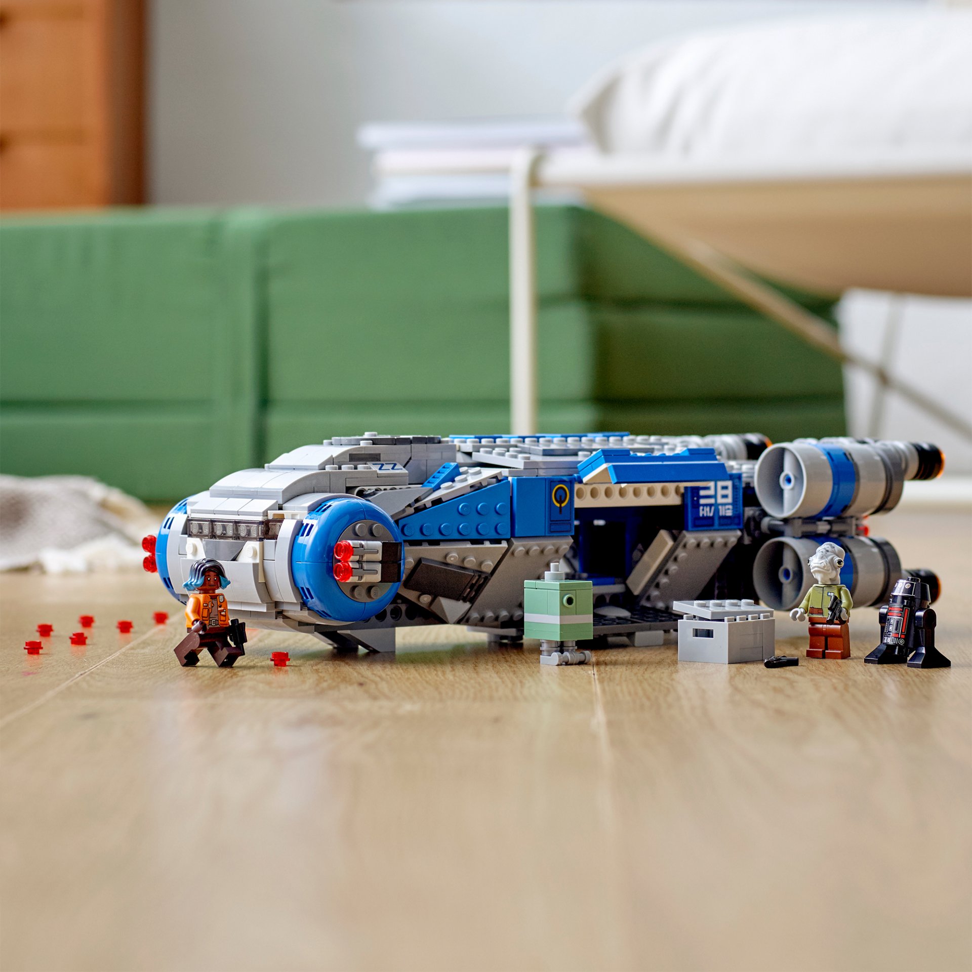 Kit da costruzione Nave da trasporto I-TS della Resistenza 75293 LEGO Star Wars 75293, , large