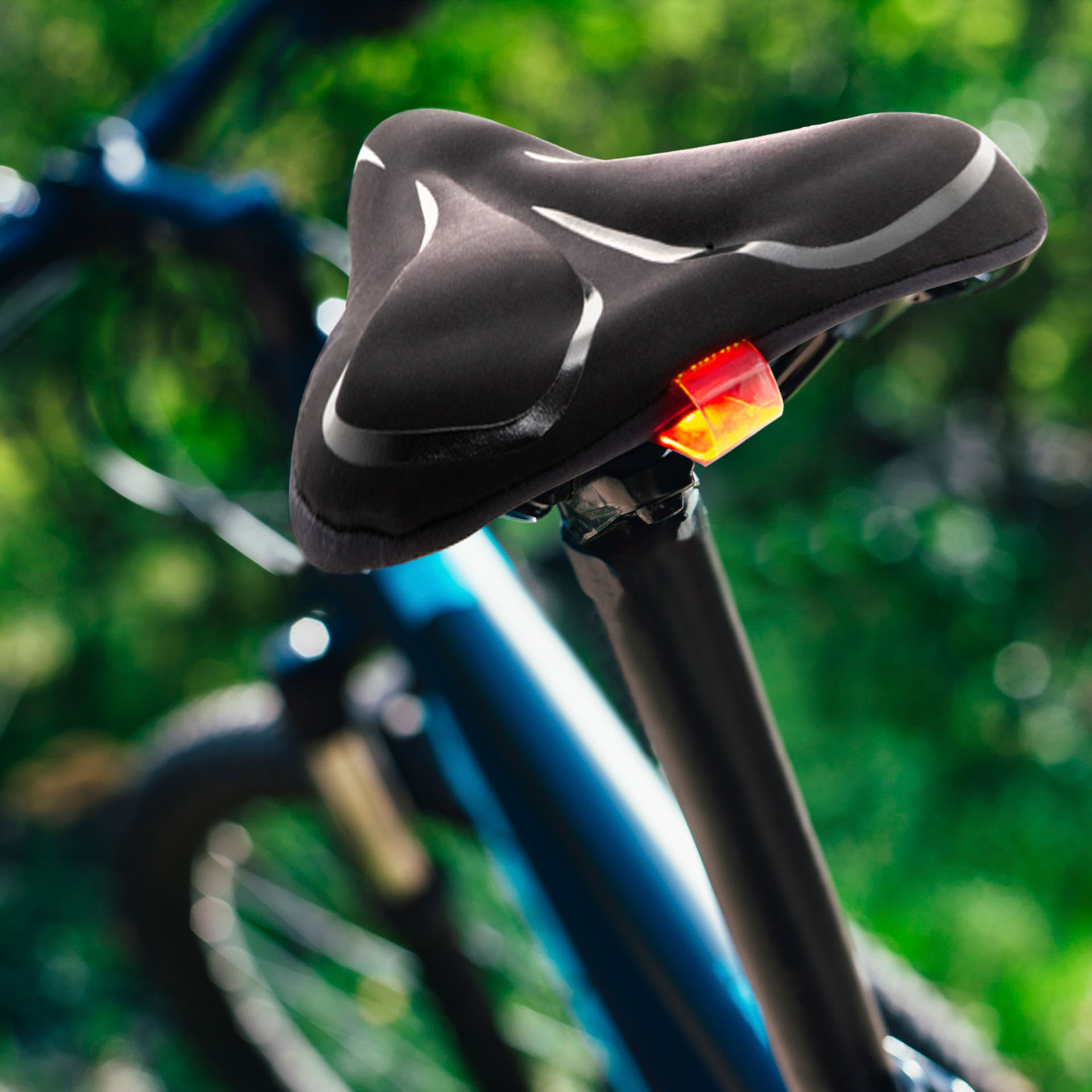 Coprisella bici con luce di sicurezza posteriore, , large