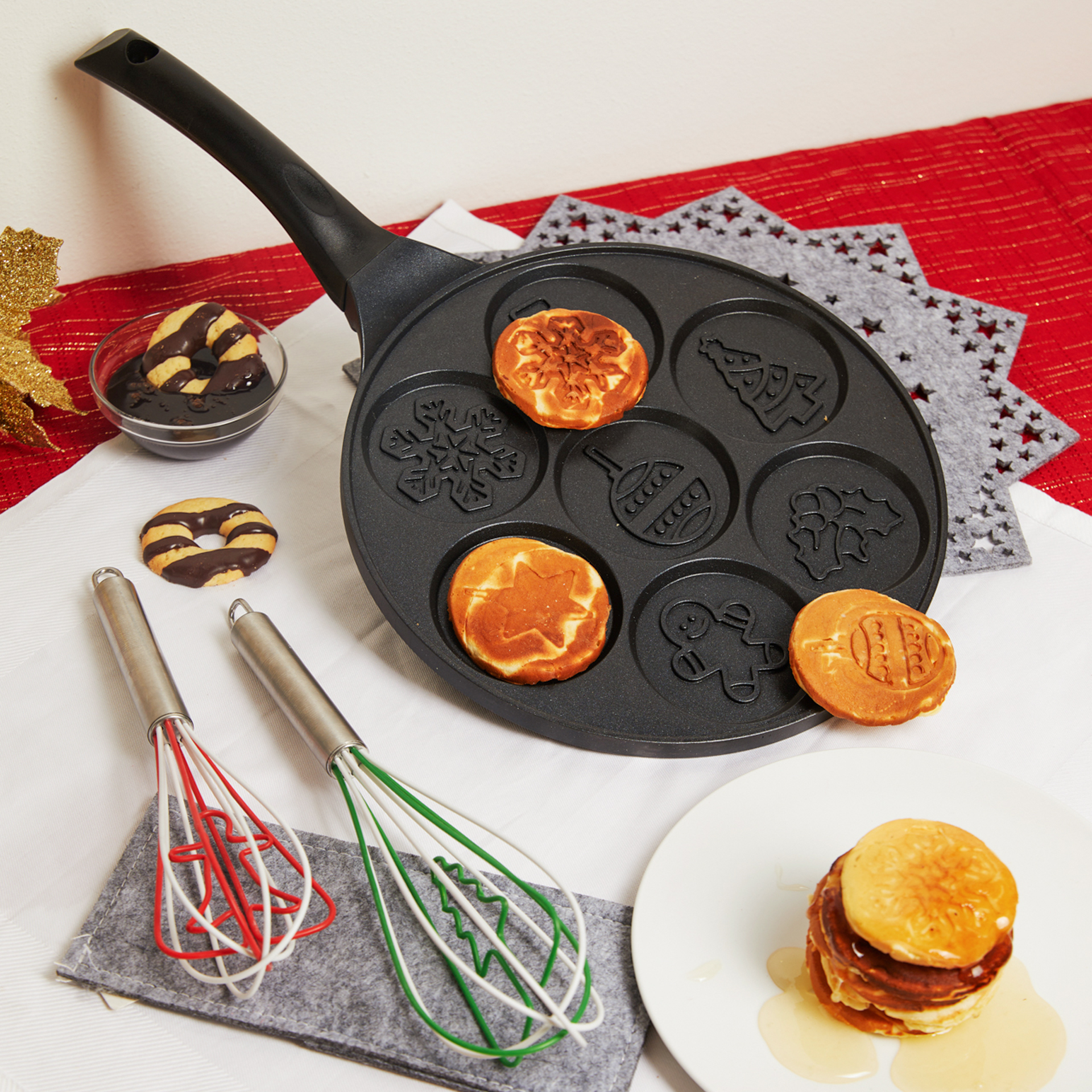 Padella per pancake natalizi