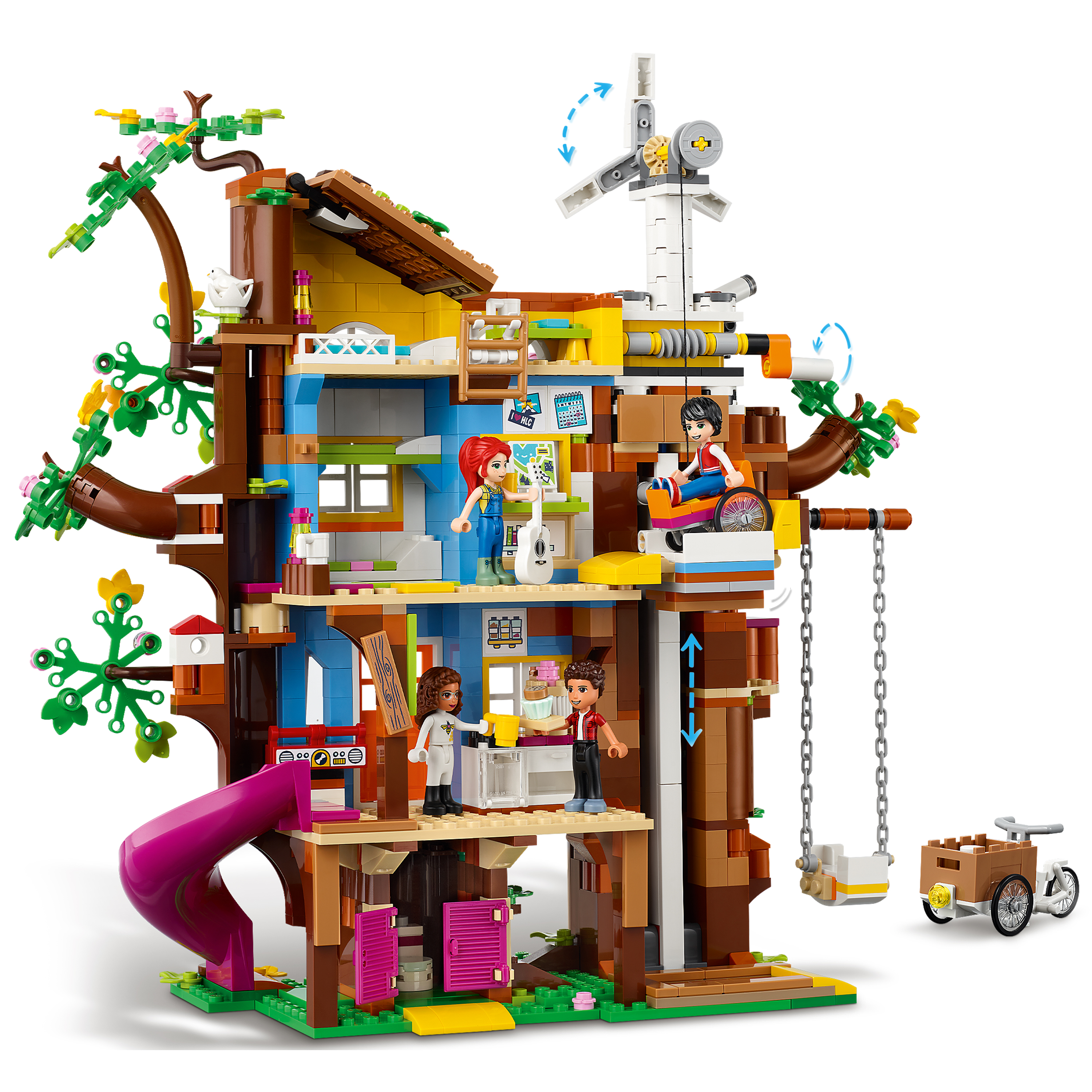 LEGO Friends Casa sull'Albero dell'Amicizia con Mini Bamboline di Mia e River, 41703, , large