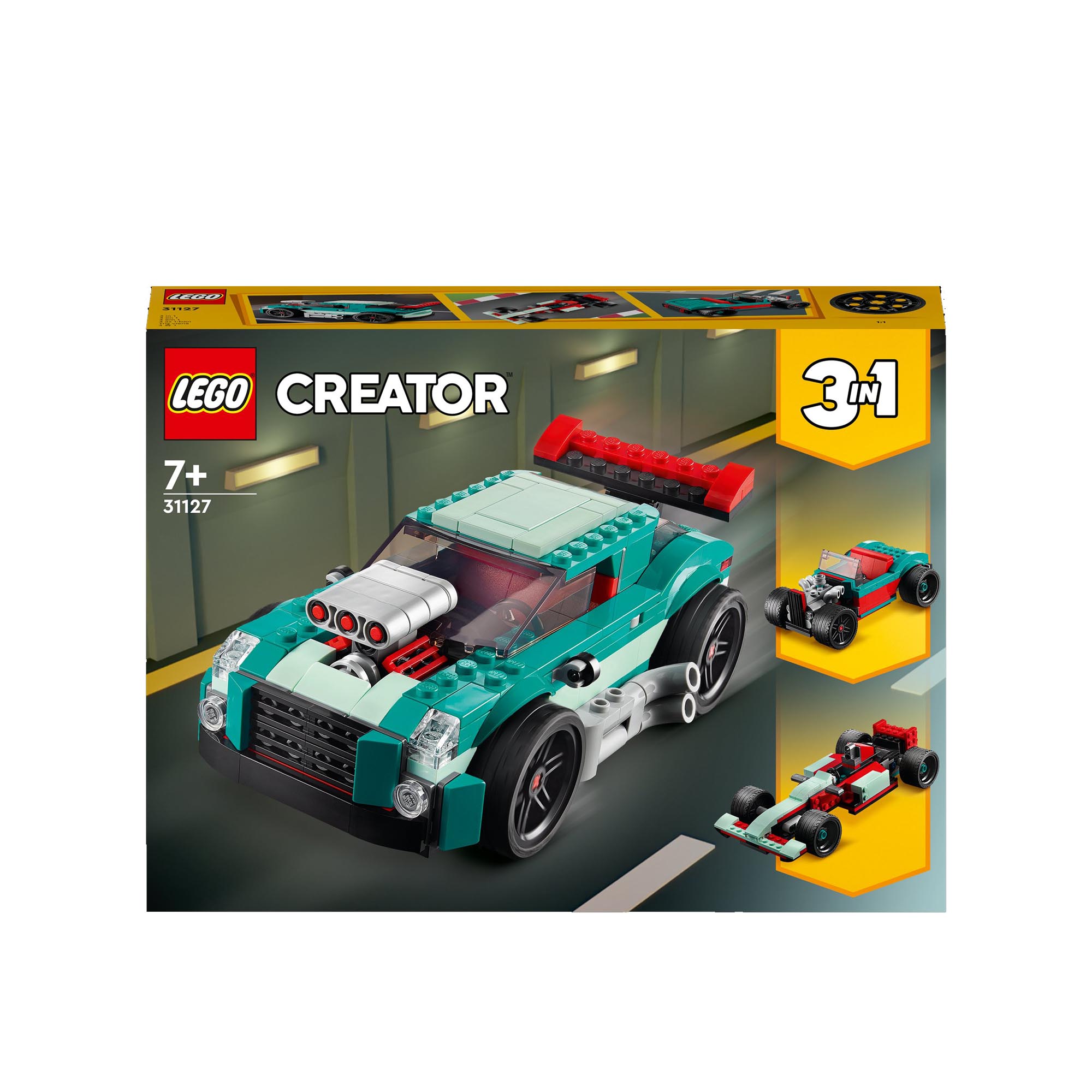 LEGO 31127 Creator 3in1 Street Racer, Macchine Giocattolo, Auto da Corsa, Giochi 31127, , large