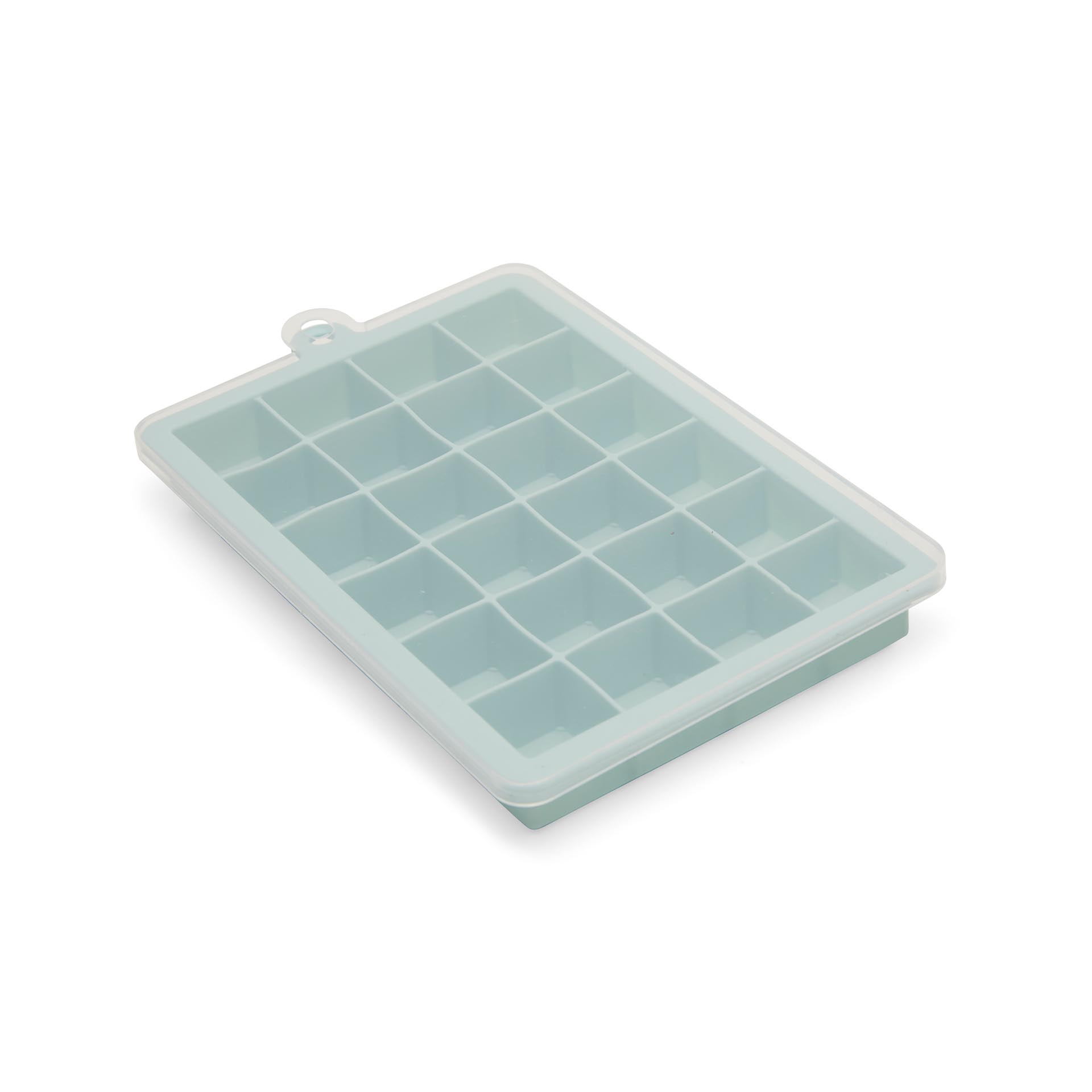 Stampo Per 24 Cubetti Di Ghiaccio Con Coperchio, , large