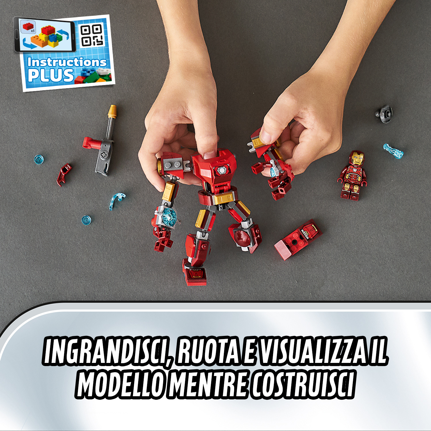 Mech Iron Man 76140, , large