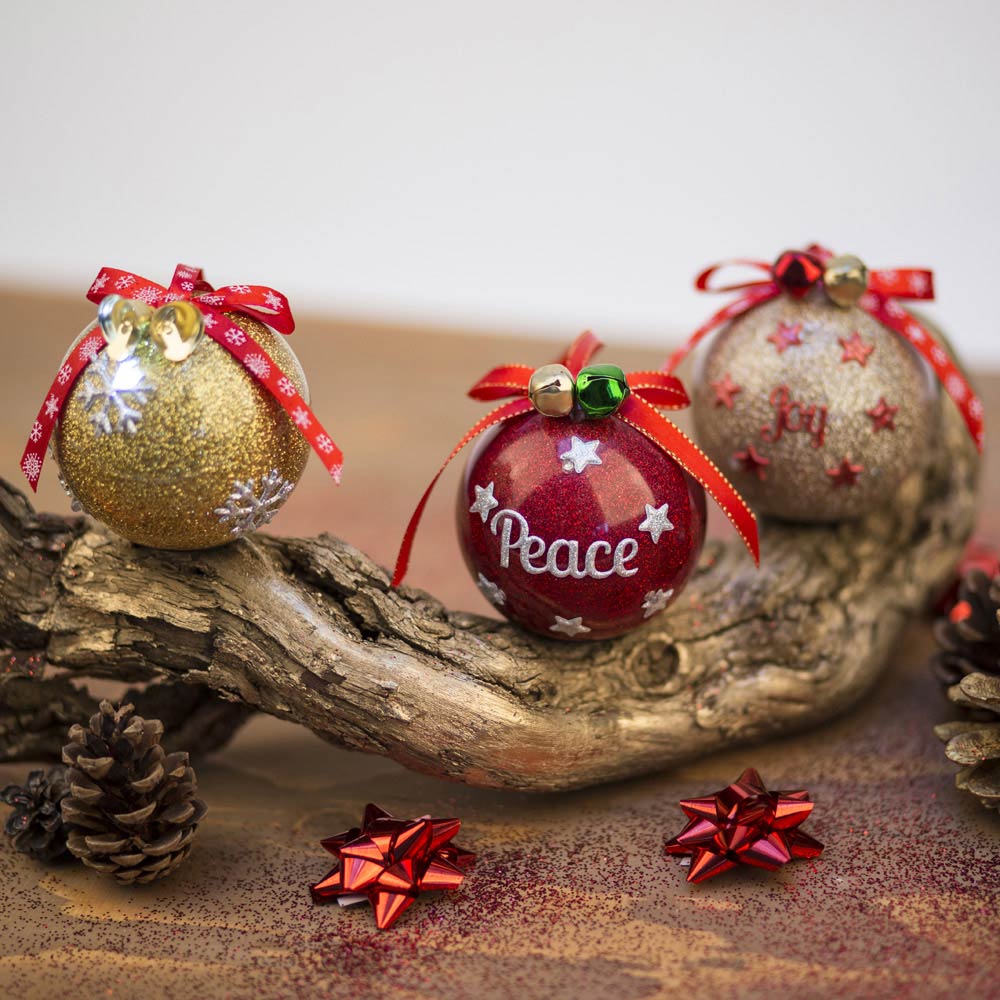 Pallina di Natale con Led, , large