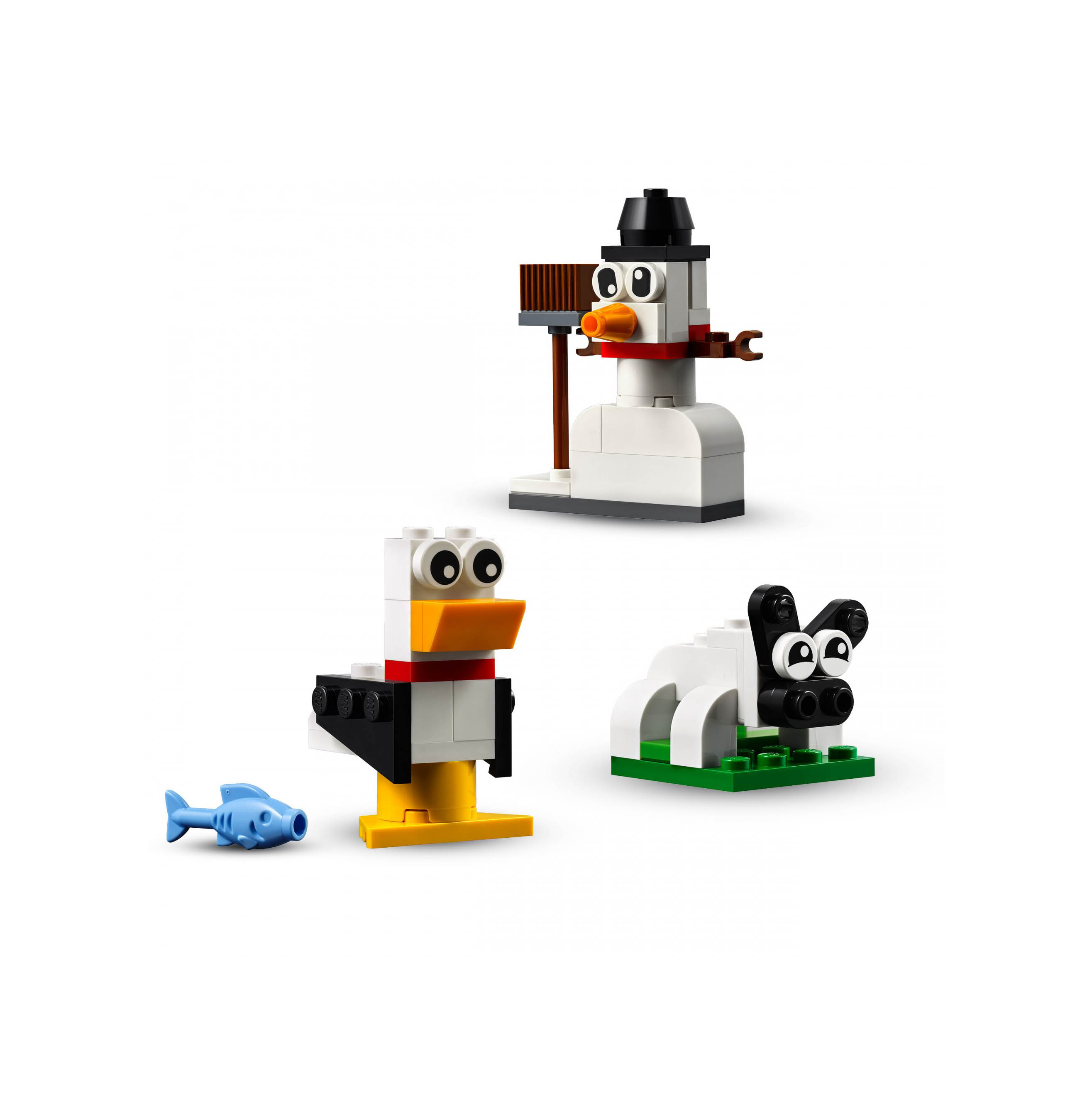 LEGO Classic Mattoncini Bianchi Creativi, Set di Costruzioni per Bambini 4 Anni 11012, , large