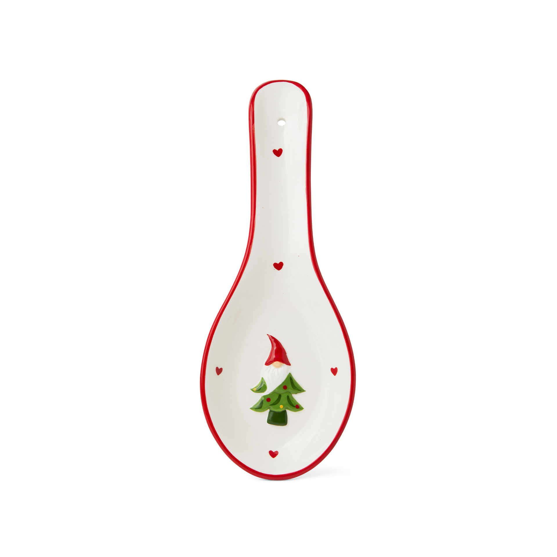 Poggiamestolo Natalizio In Ceramica, , large