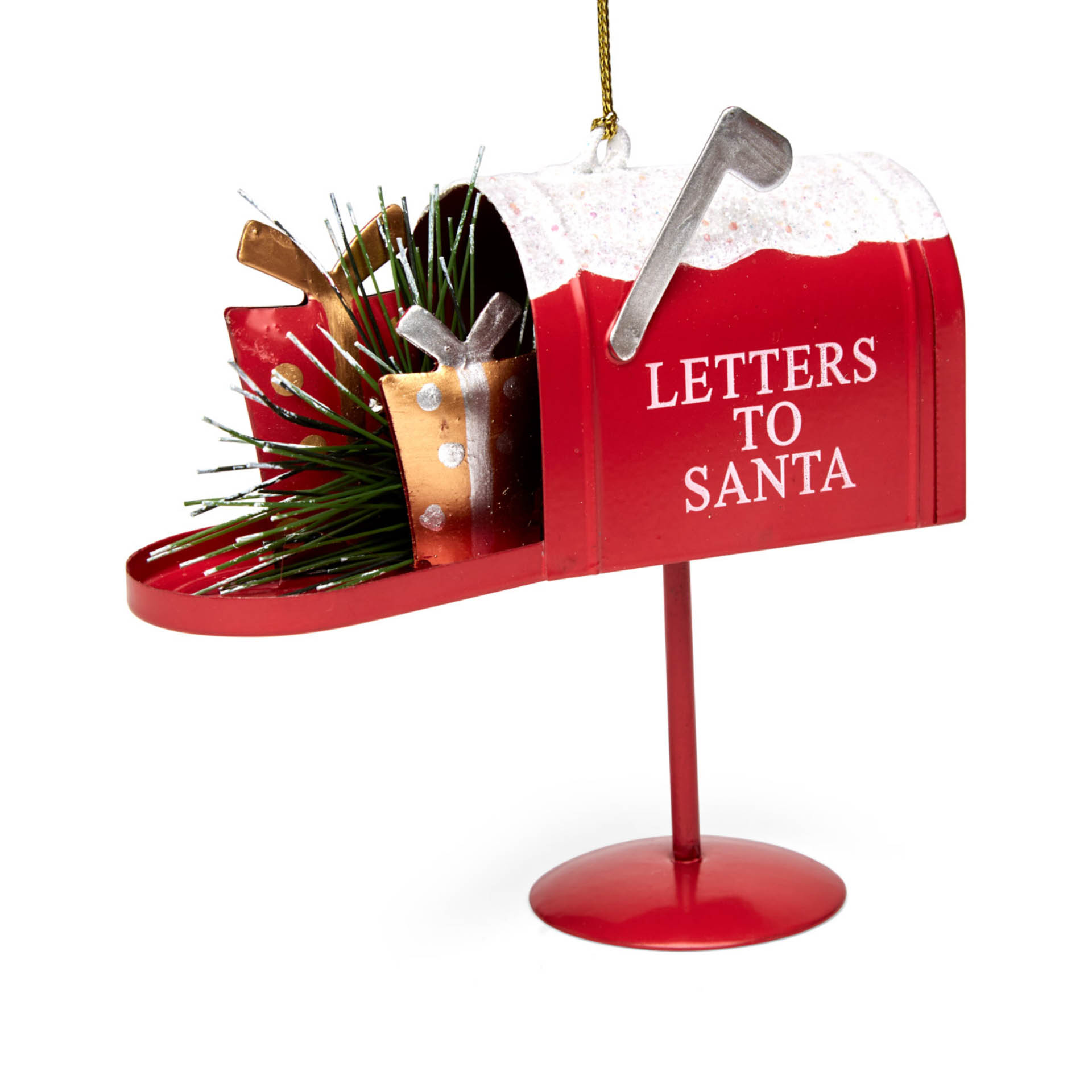 Decorazione in metallo per albero di Natale - Cassetta postale, , large
