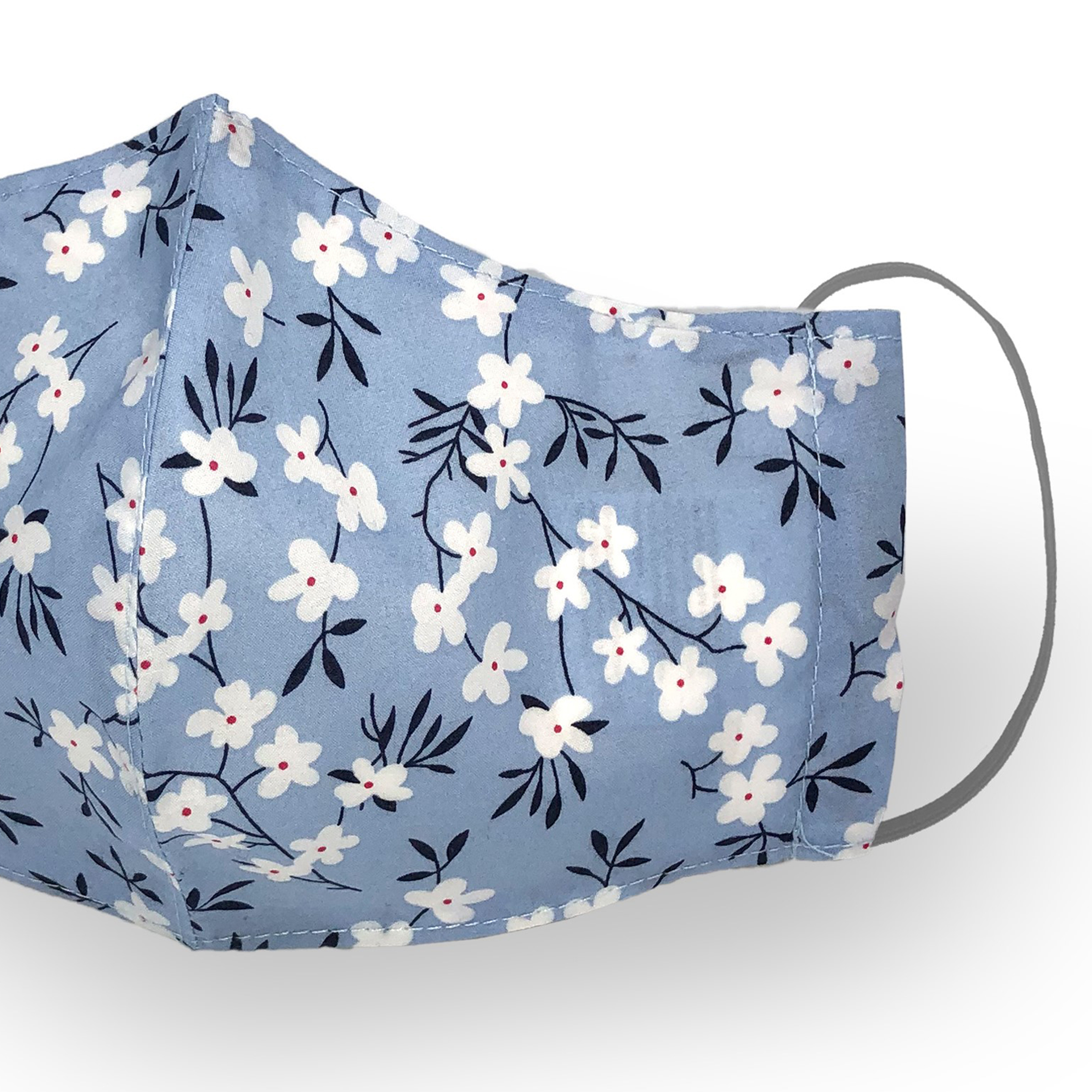Mascherina in cotone lavabile riutilizzabile set da 2 pz, , large