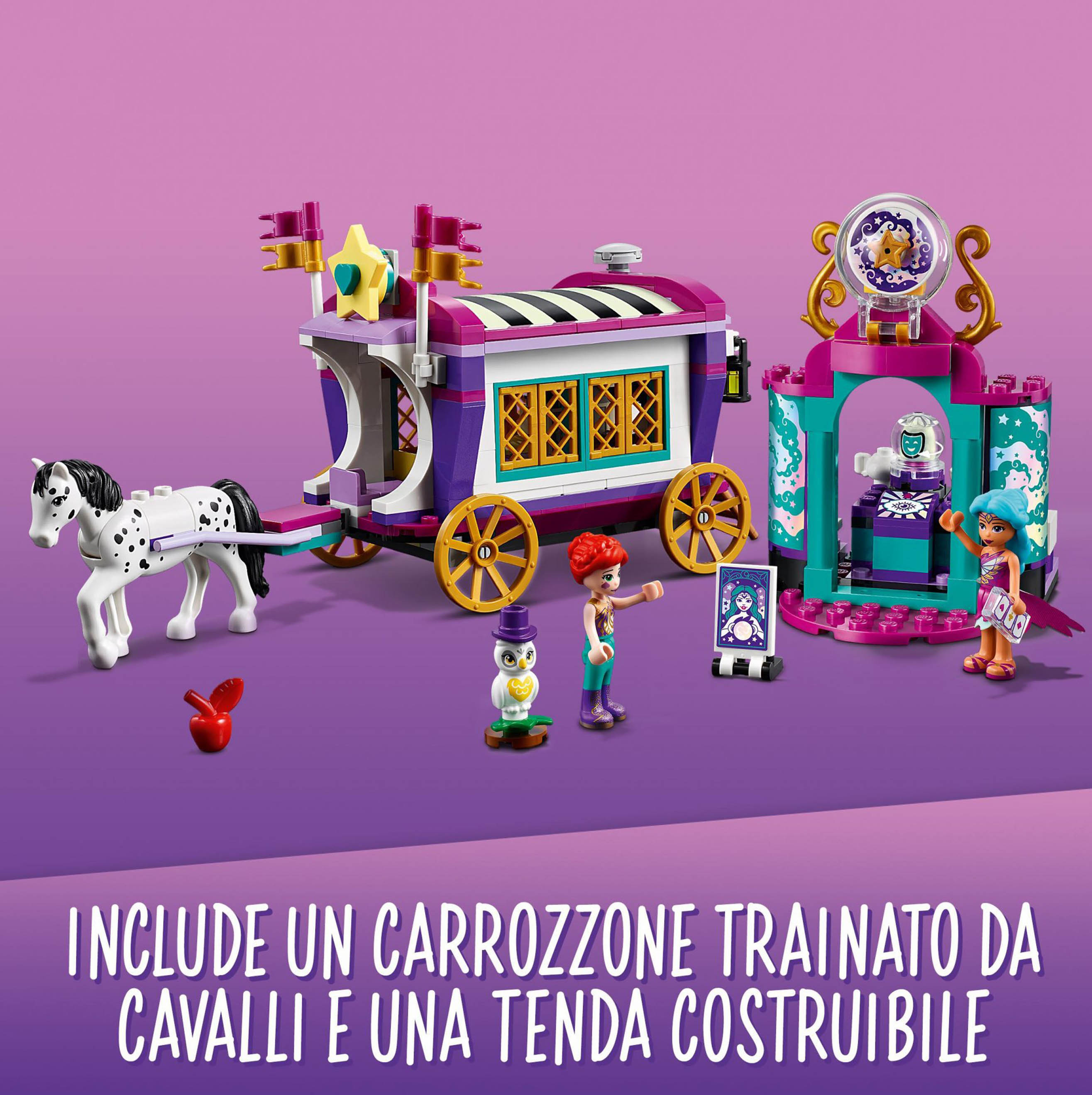 LEGO Friends Il Caravan Magico, Set di Costruzioni per Bambini, Parco Giochi con 41688, , large
