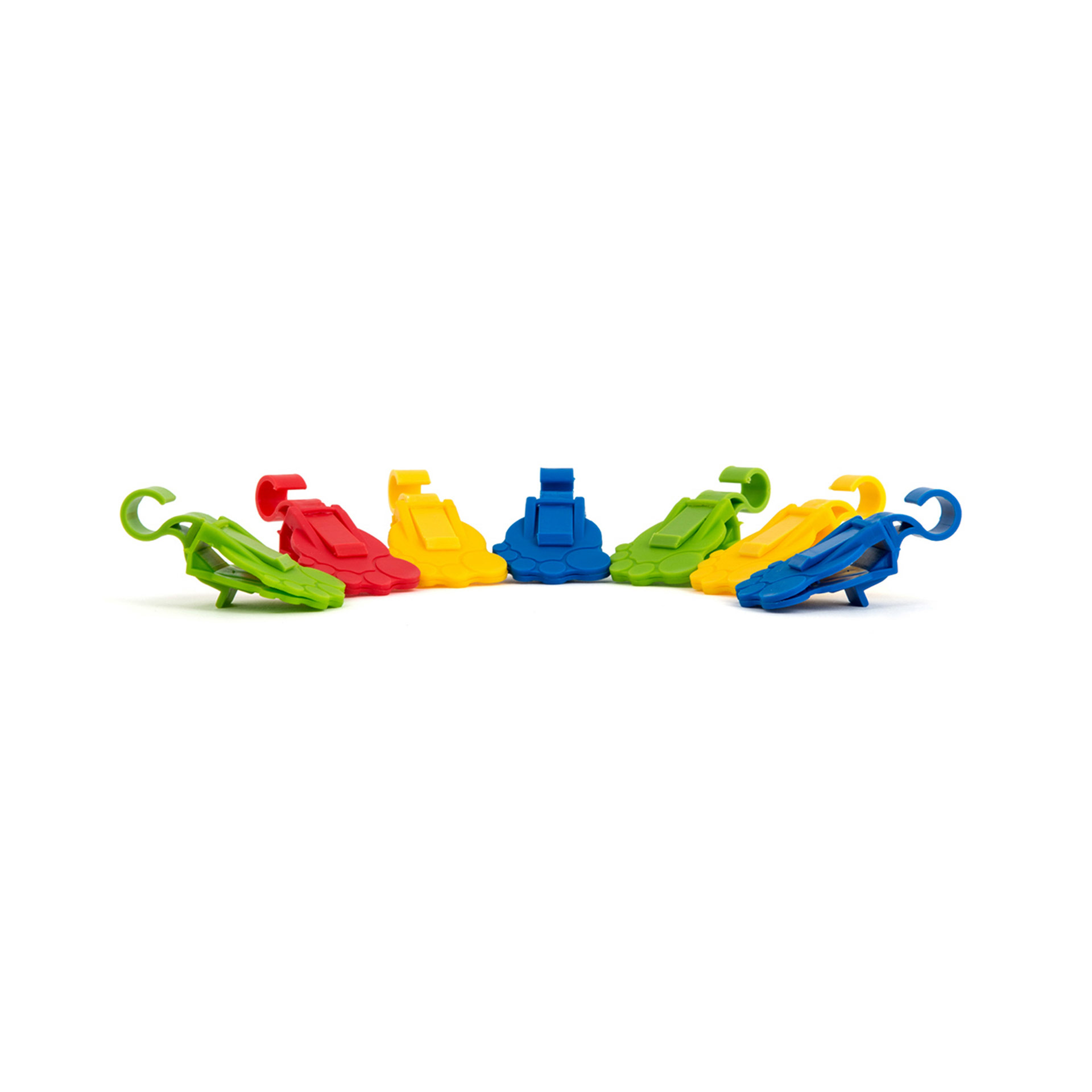 Mollette A Coccodrillo In Plastica Trasparente A Forma Di U - 100 Pezzi, 39x7,9 Mm, Per Cravatte, Calze, Pantaloni