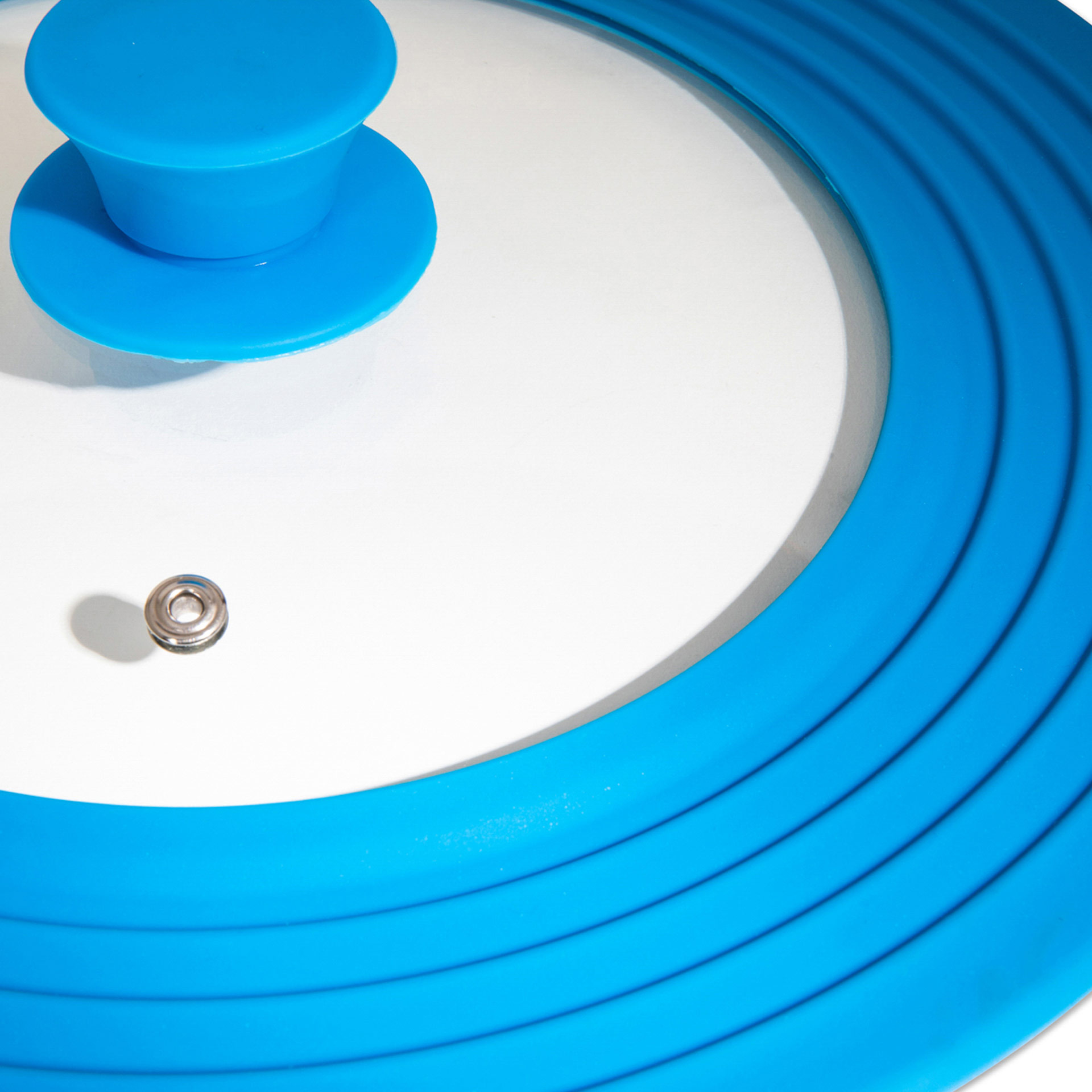 Coperchio universale in vetro e silicone, , large
