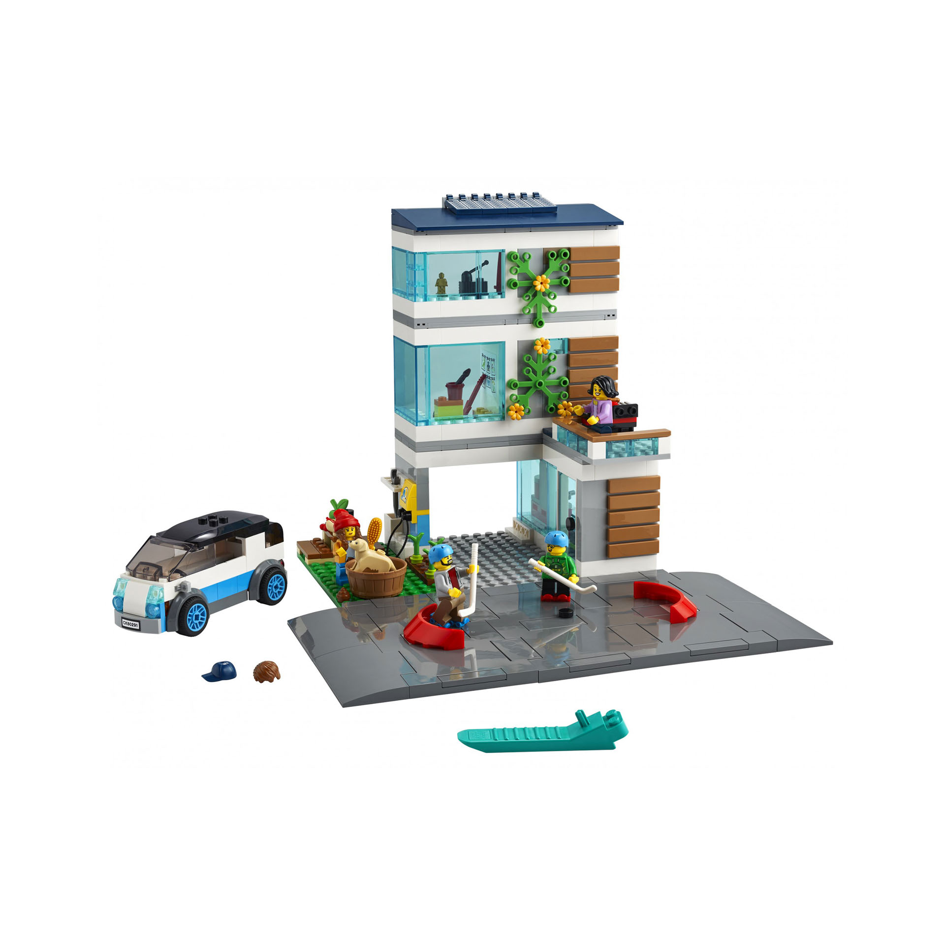 LEGO City Villetta Familiare, Casa delle Bambole, Giochi per Bambini di 5 Anni,  60291, , large