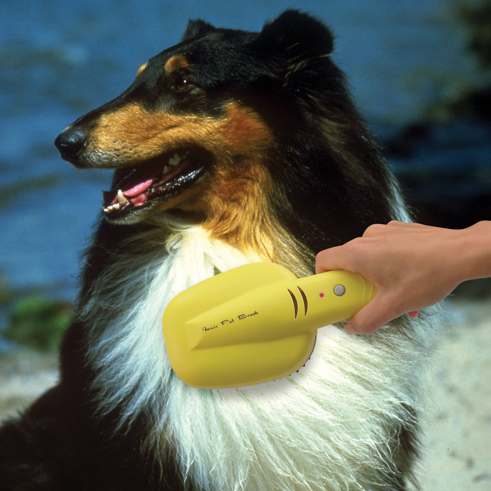 Spazzola con ionizzatore per cane, , large