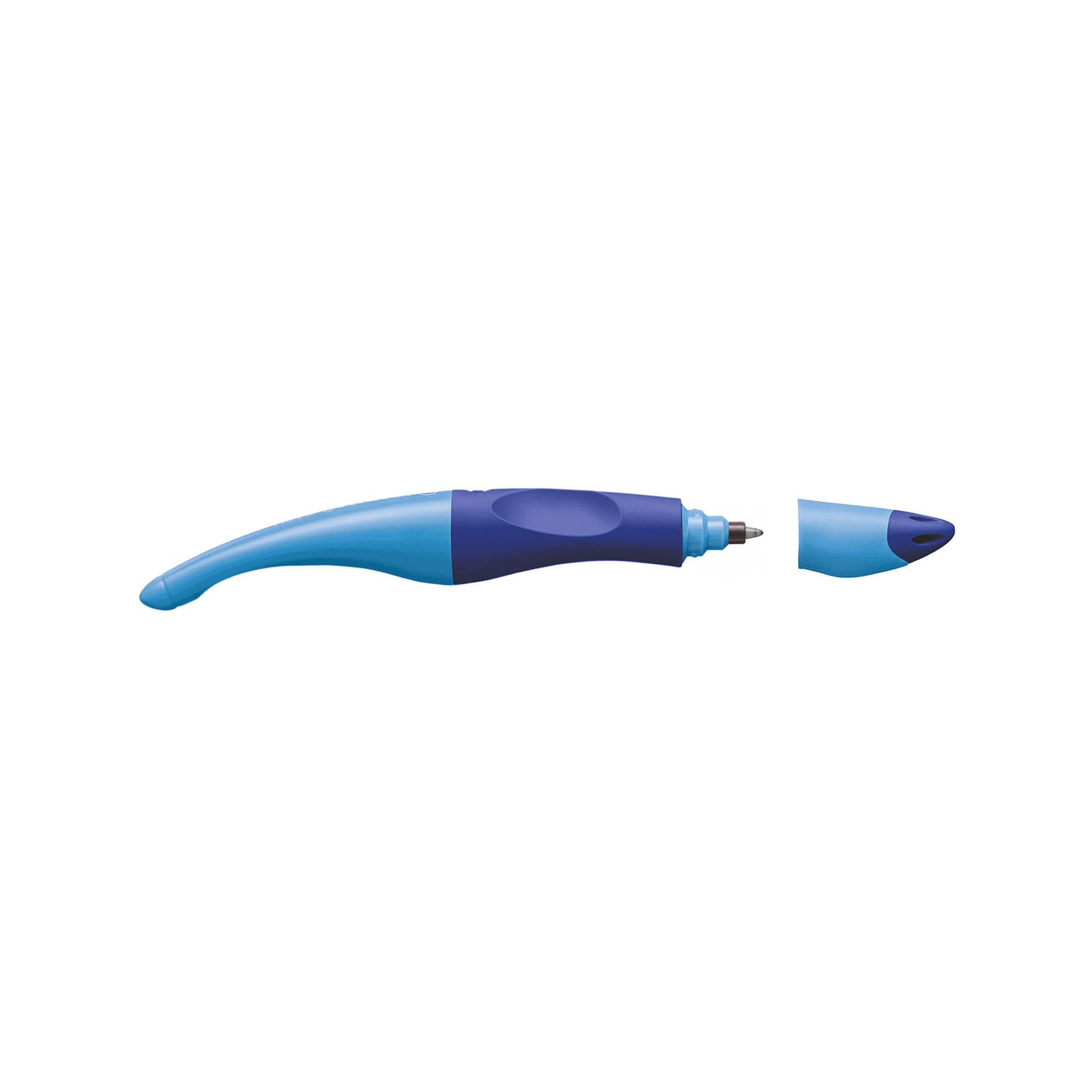 Penna Roller Ergonomic -STABILO EASYoriginal per Destrimani in Blu/Azzurro, , large