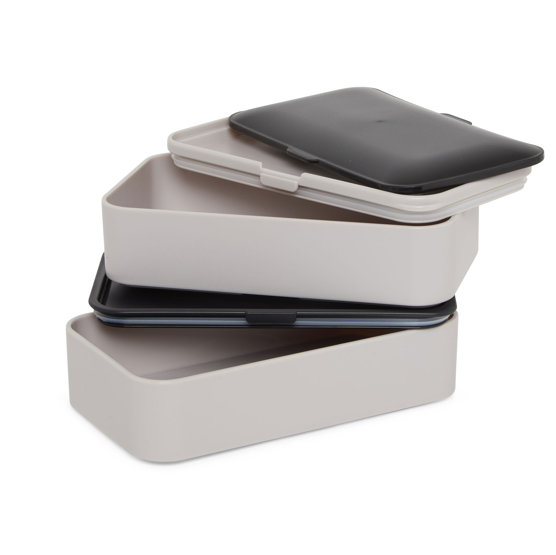 Doppio contenitore porta pranzo, , large