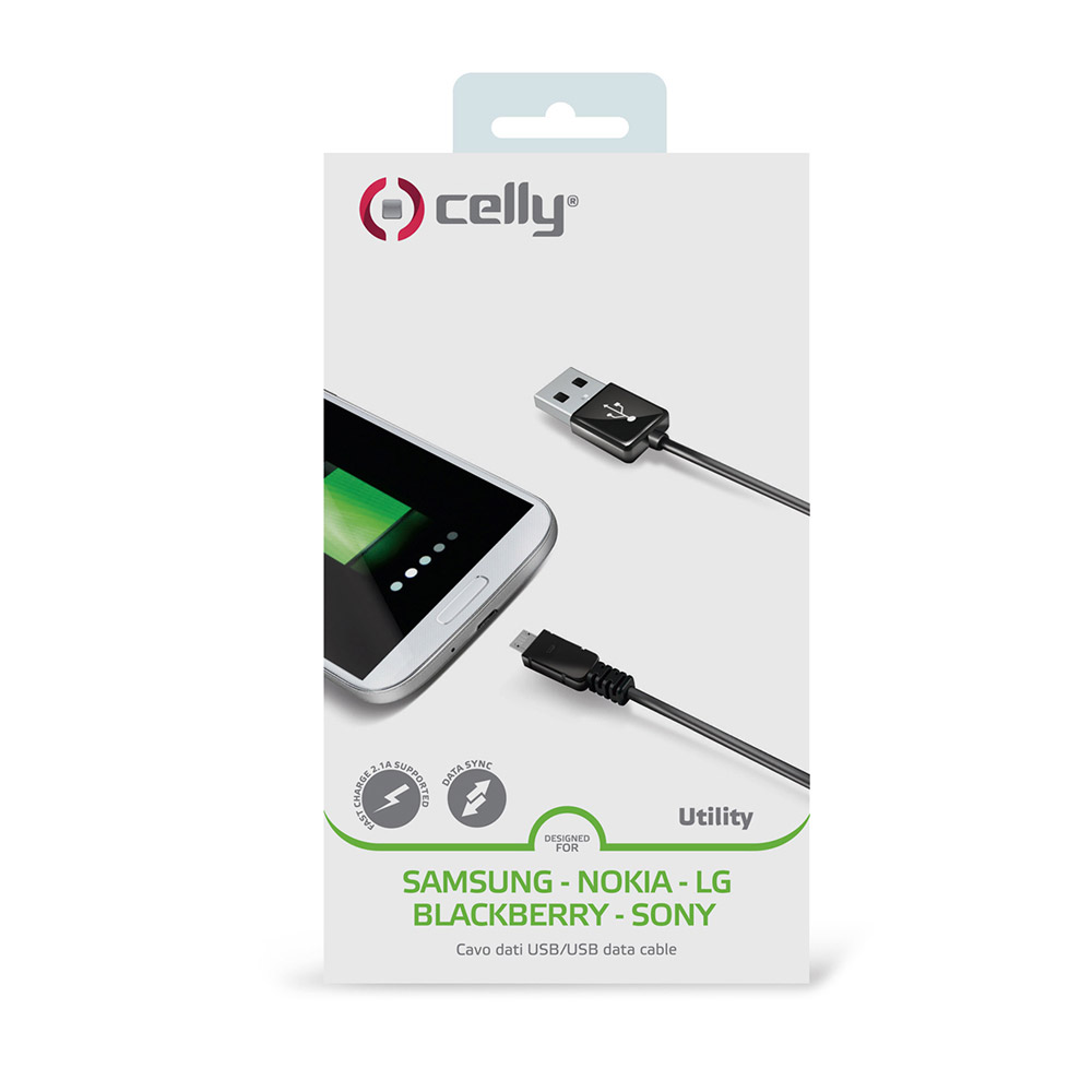 Cavo dati USB/USB Celly - 1 metro, , large