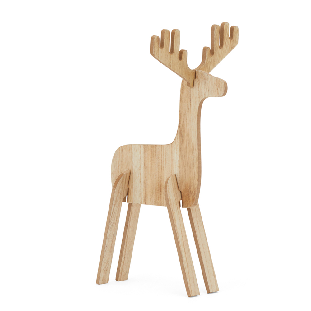 Renna in legno piccola, , large