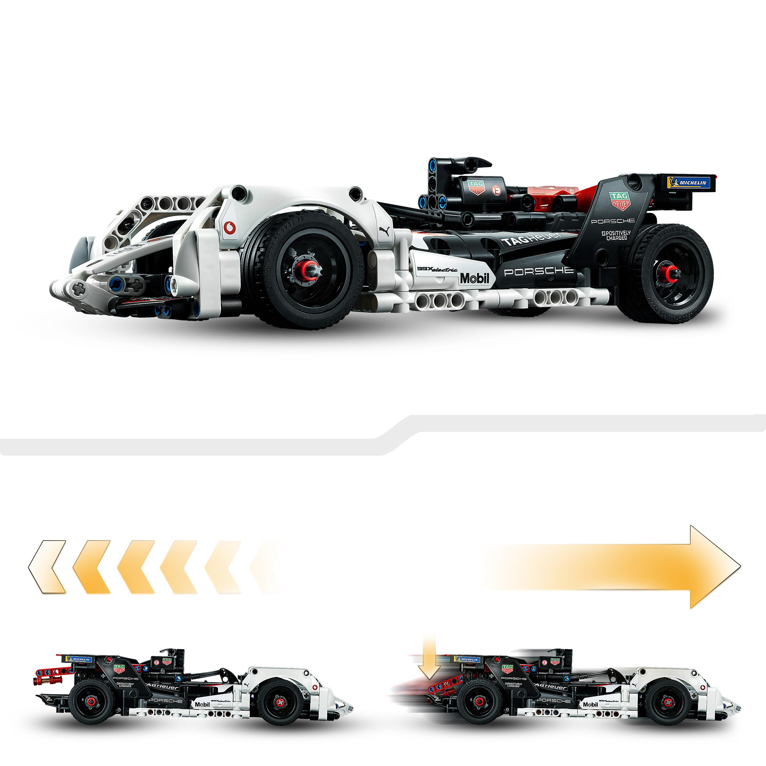 LEGO Technic Formula E Porsche 99X Electric, Auto da Corsa con App AR, Modellino 42137, , large