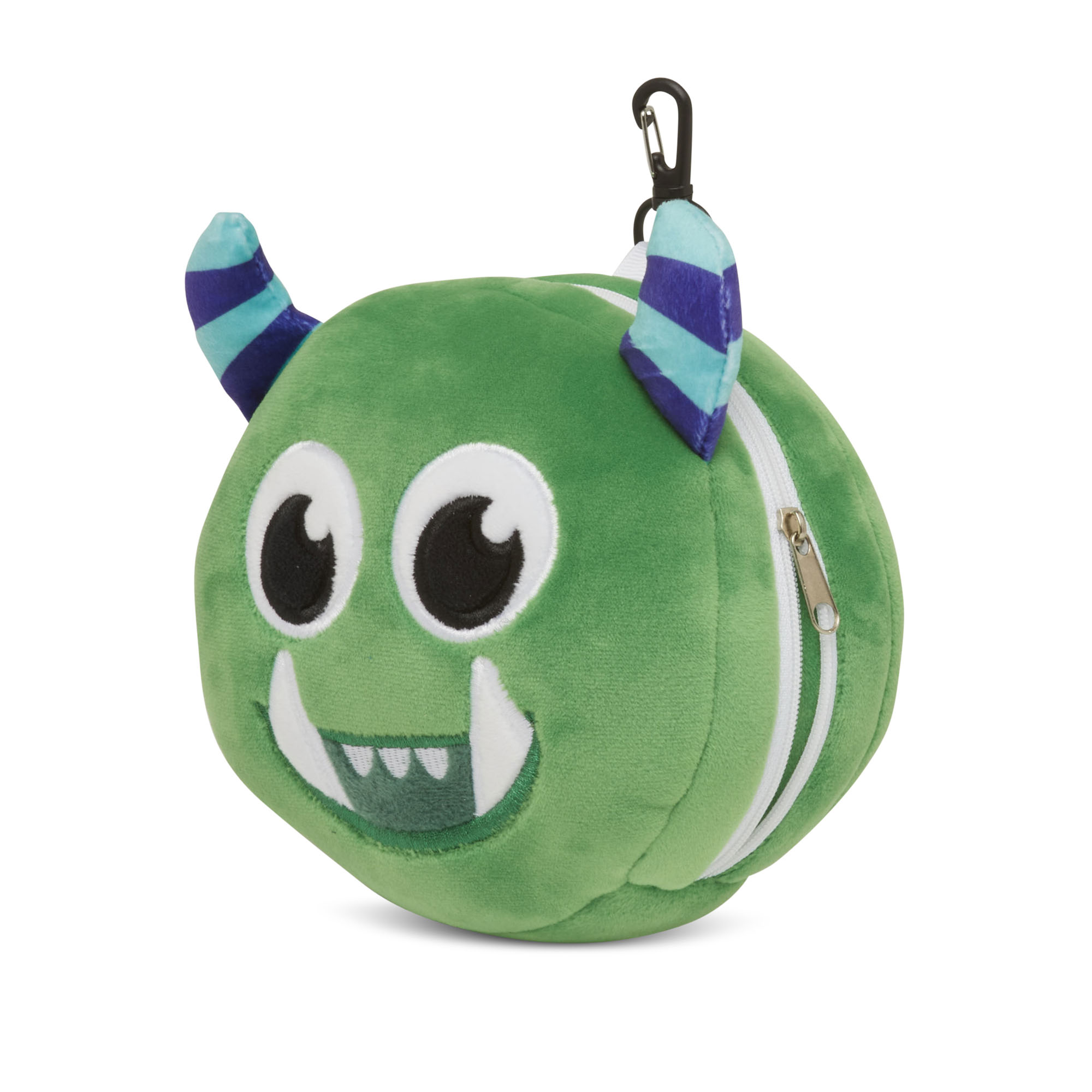 Cuscino da viaggio con maschera per dormire - Mostro verde, , large