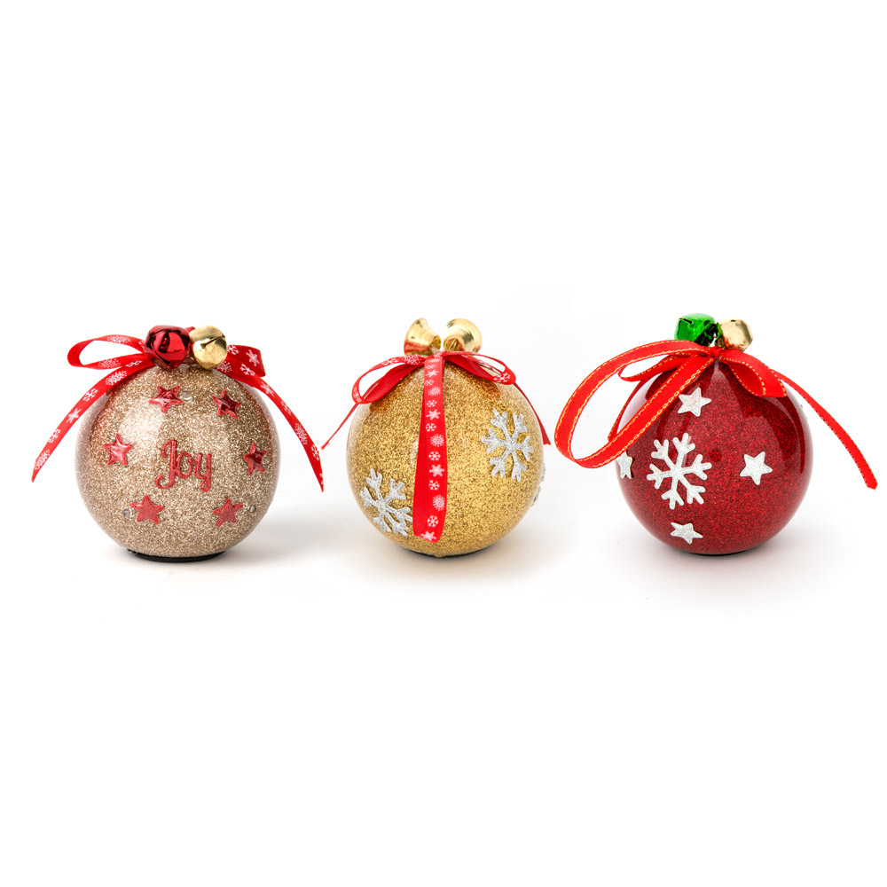 Pallina di Natale con Led, , large