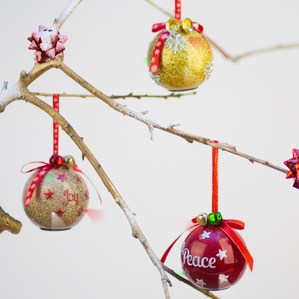 Pallina di Natale con Led, , large
