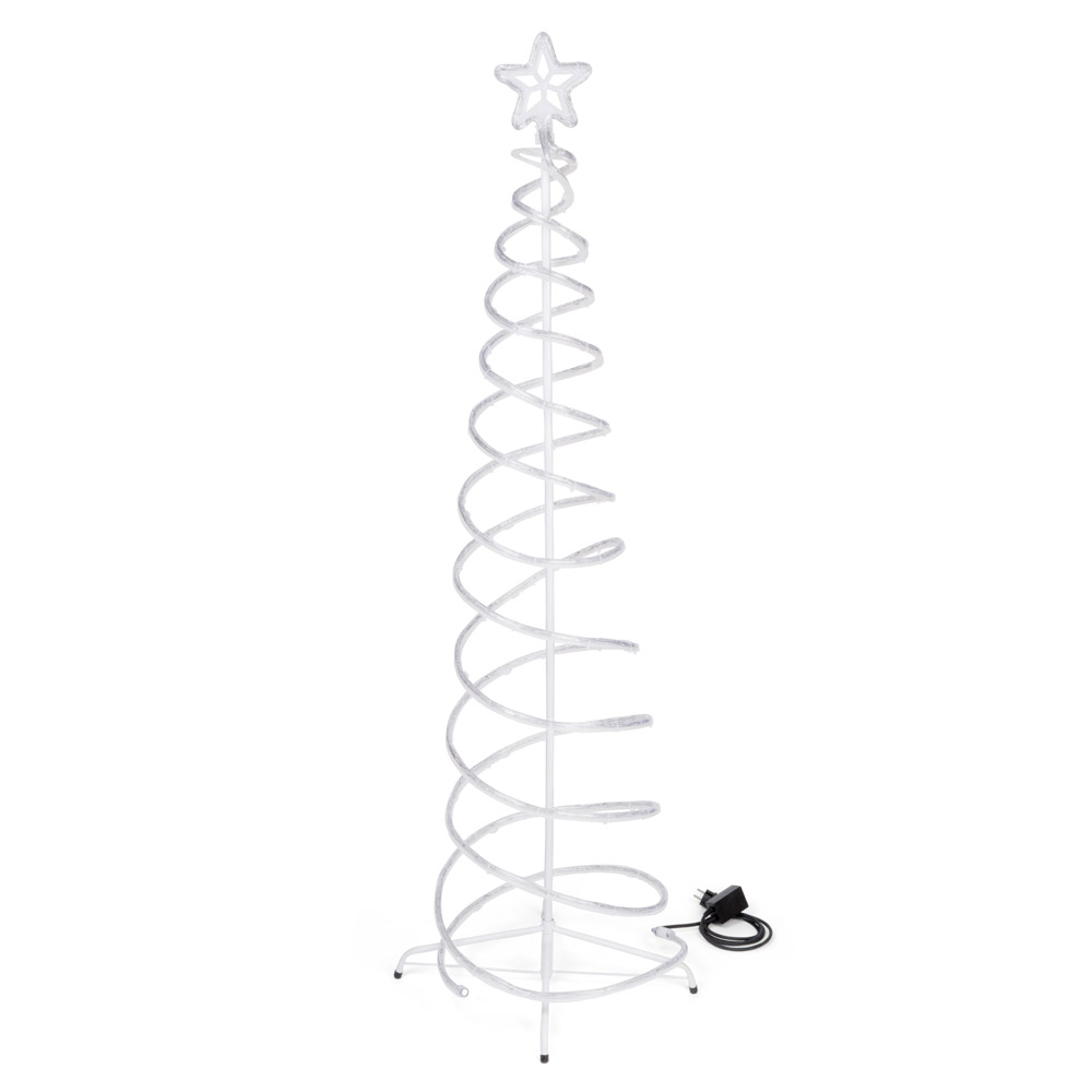 Albero di Natale a spirale con stella, 180 cm, , large