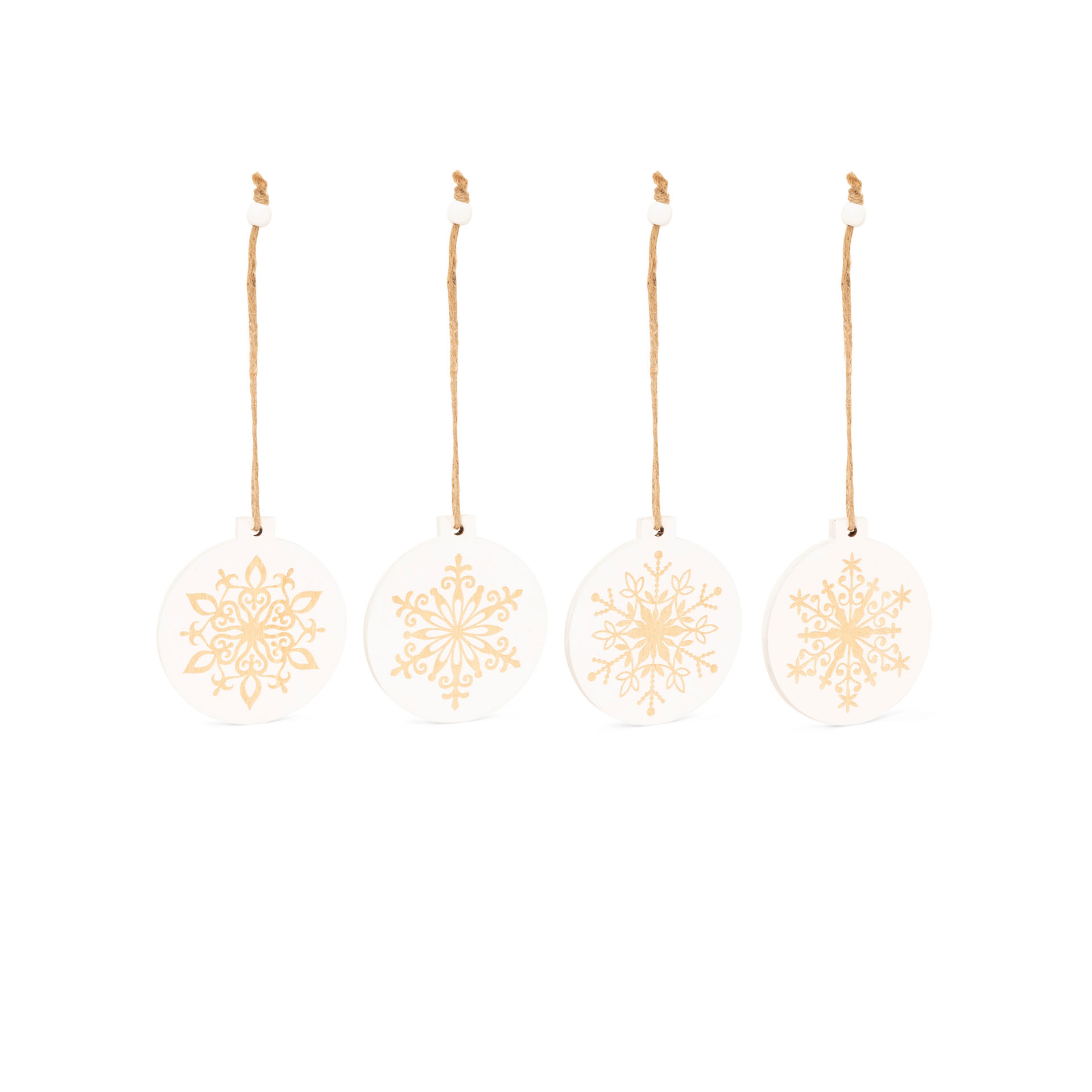 Decorazioni in legno - Set di 4 pz,, , large