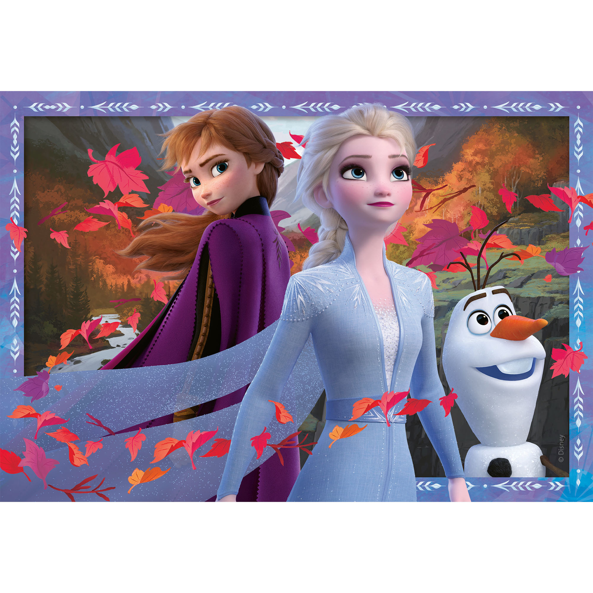 Ravensburger Puzzle 2x24 pezzi 05010 - Frozen, , large
