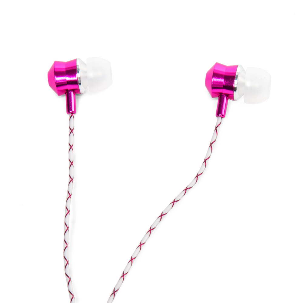 Auricolari Con Cavo Luminoso, Colore Rosa, , large