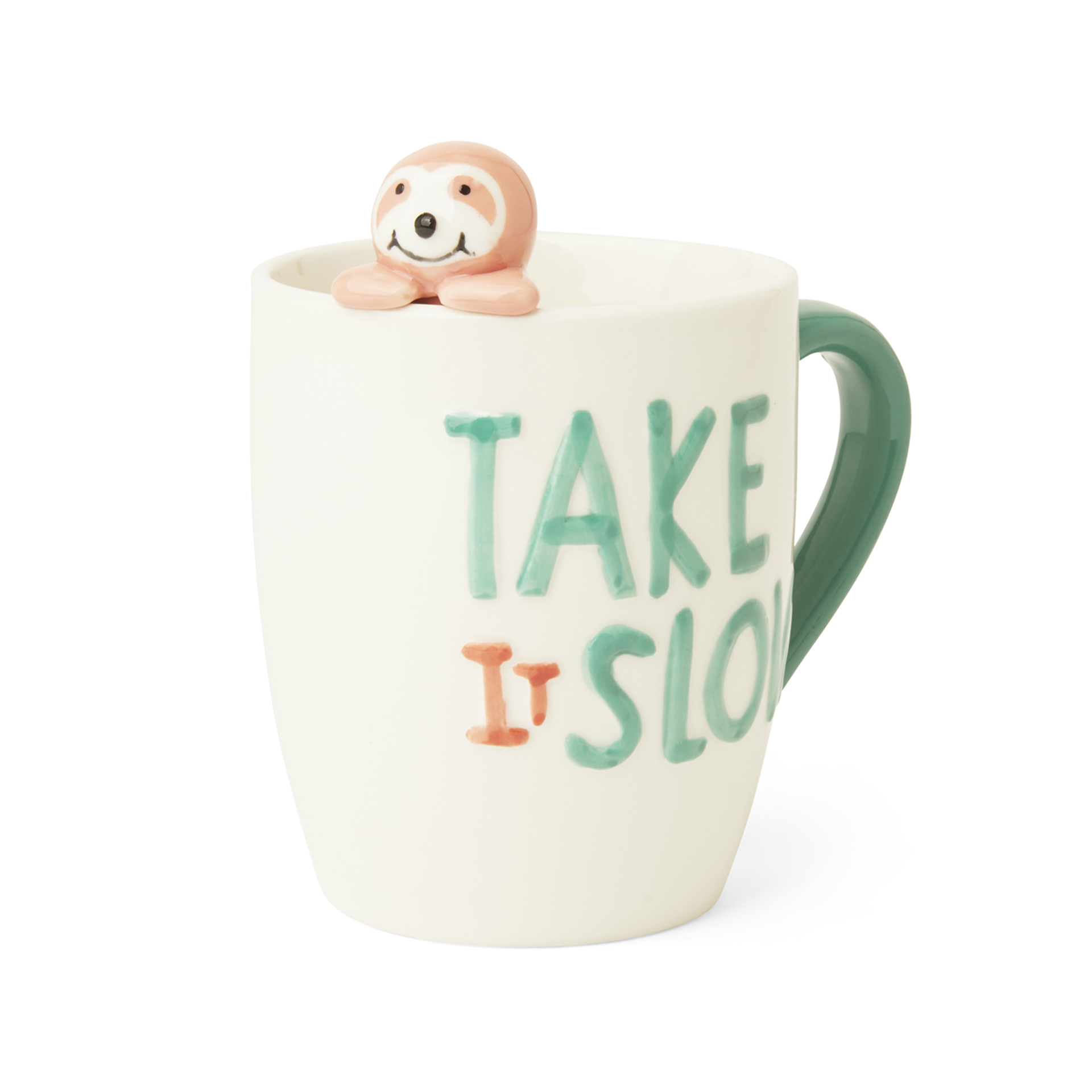 Tazza In Ceramica Con Bradipo – “take It Slow”, , large