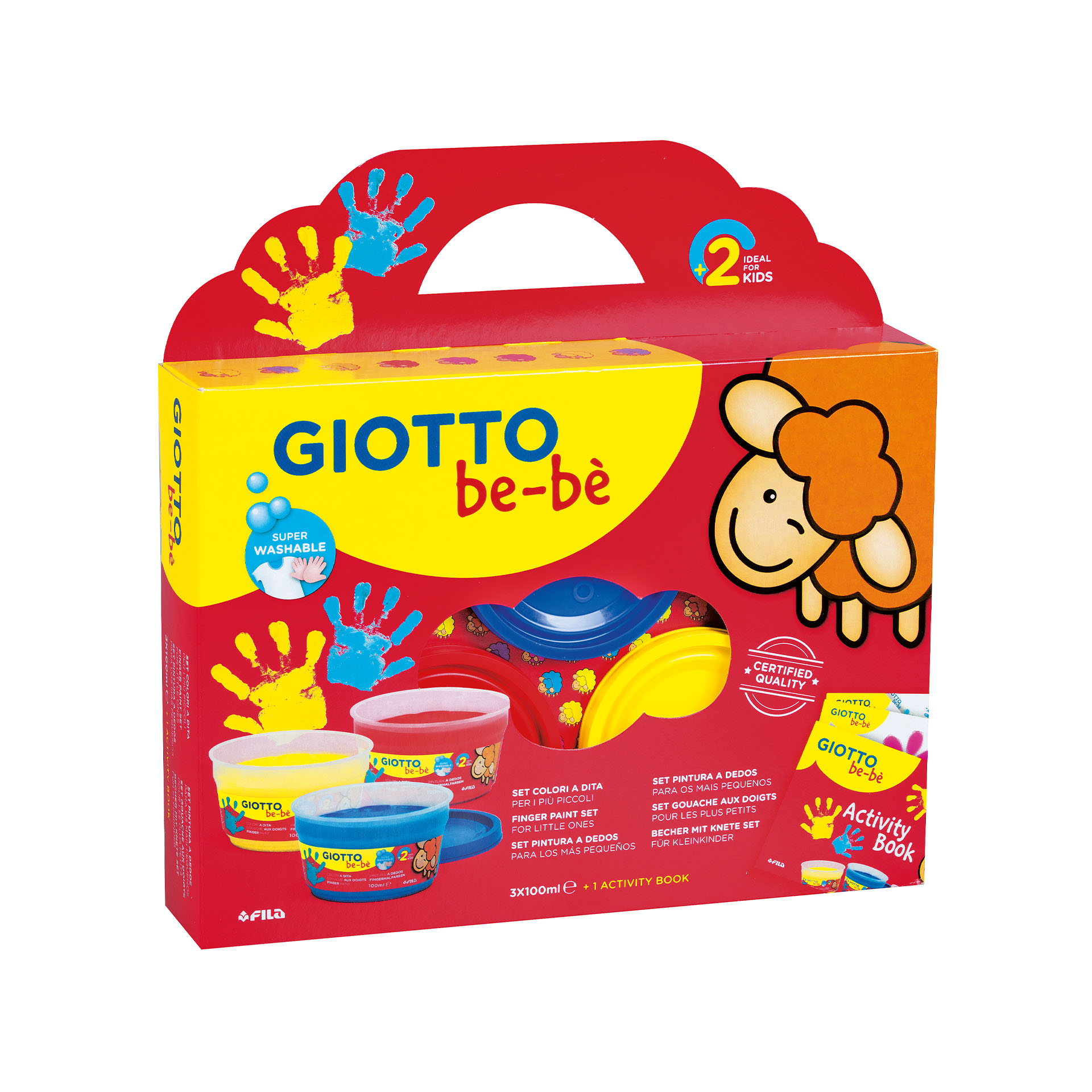 Giotto be-bè Set Colori a dita, , large