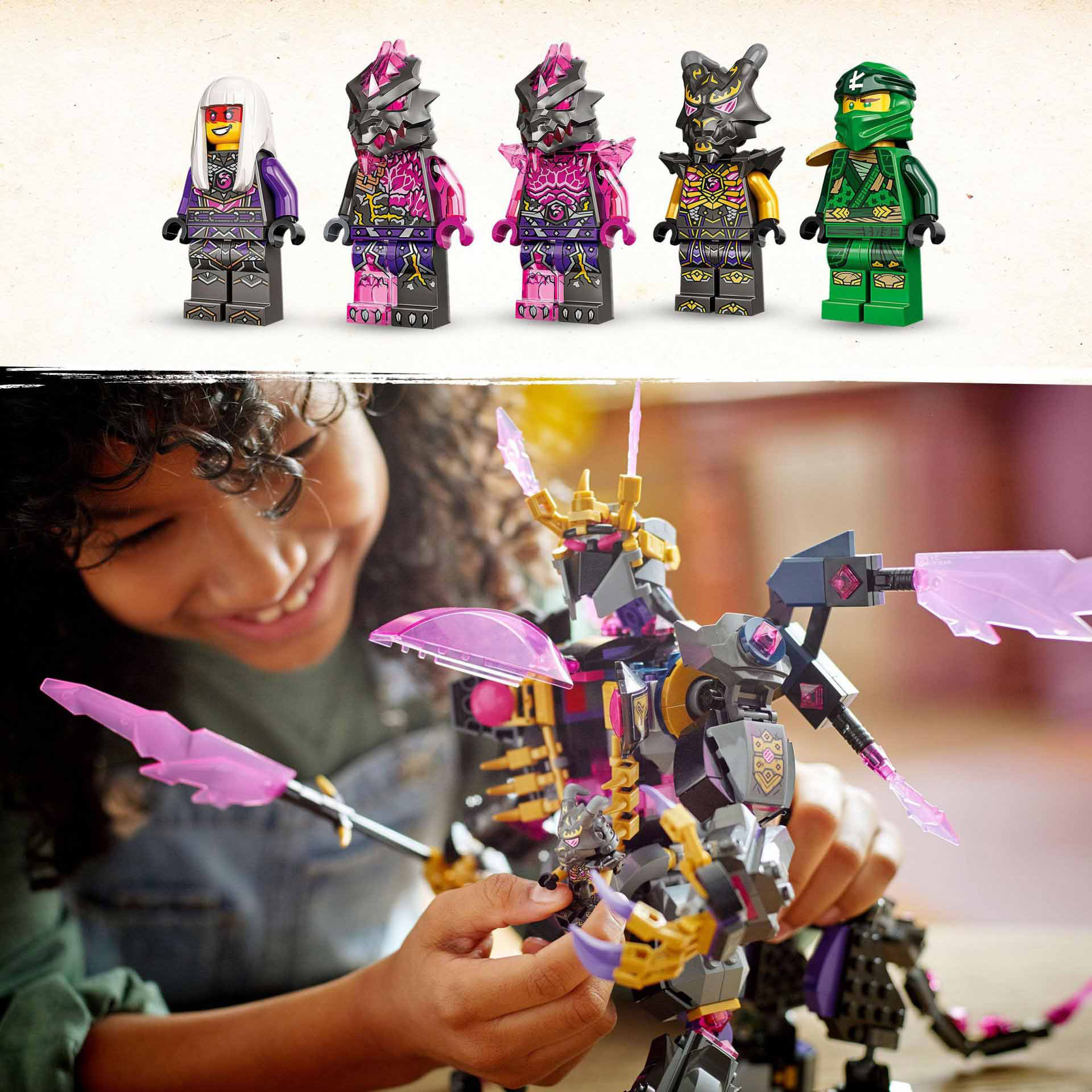 LEGO Ninjago Il Re dei Cristalli, Set Serie TV Crystallized con Action Figure e 71772, , large