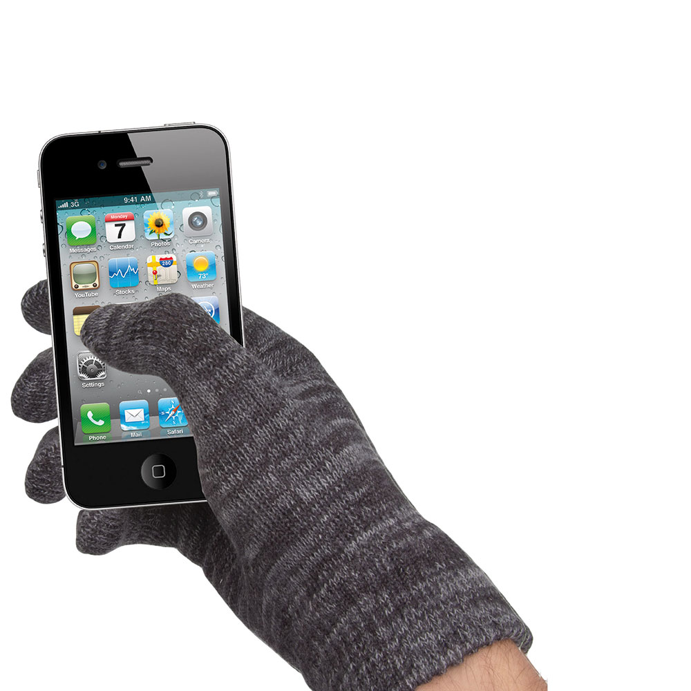 Guanti per touch screen in cotone, misura M, , large