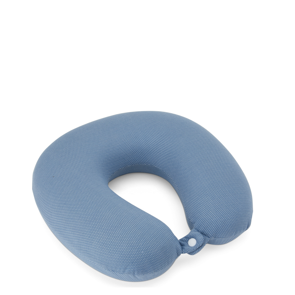 Cuscino Da Viaggio In Memory Foam - Colore Azzurro, , large