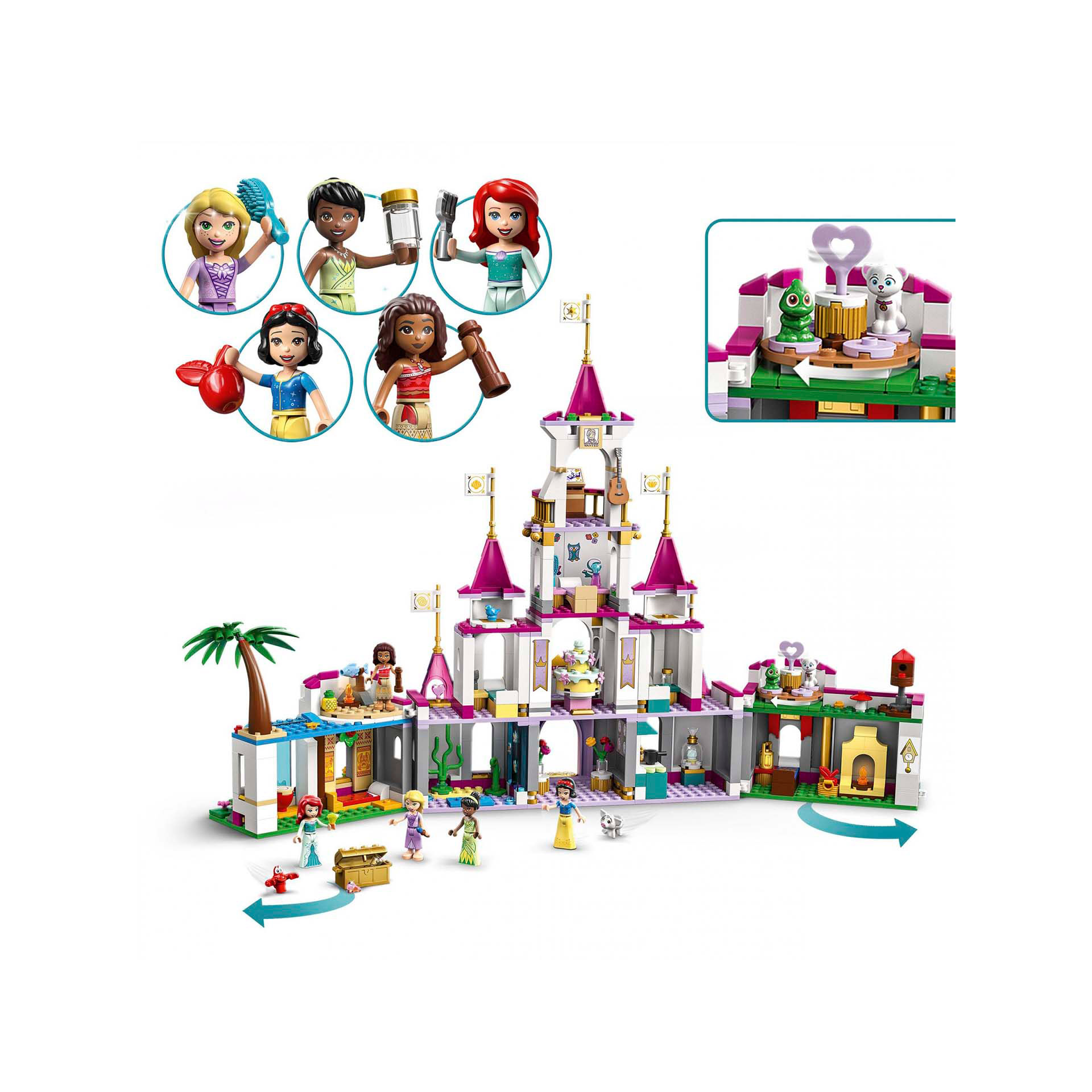 LEGO | Disney Princess Il Grande Castello delle Avventure, Set Costruzioni Gioca 43205, , large