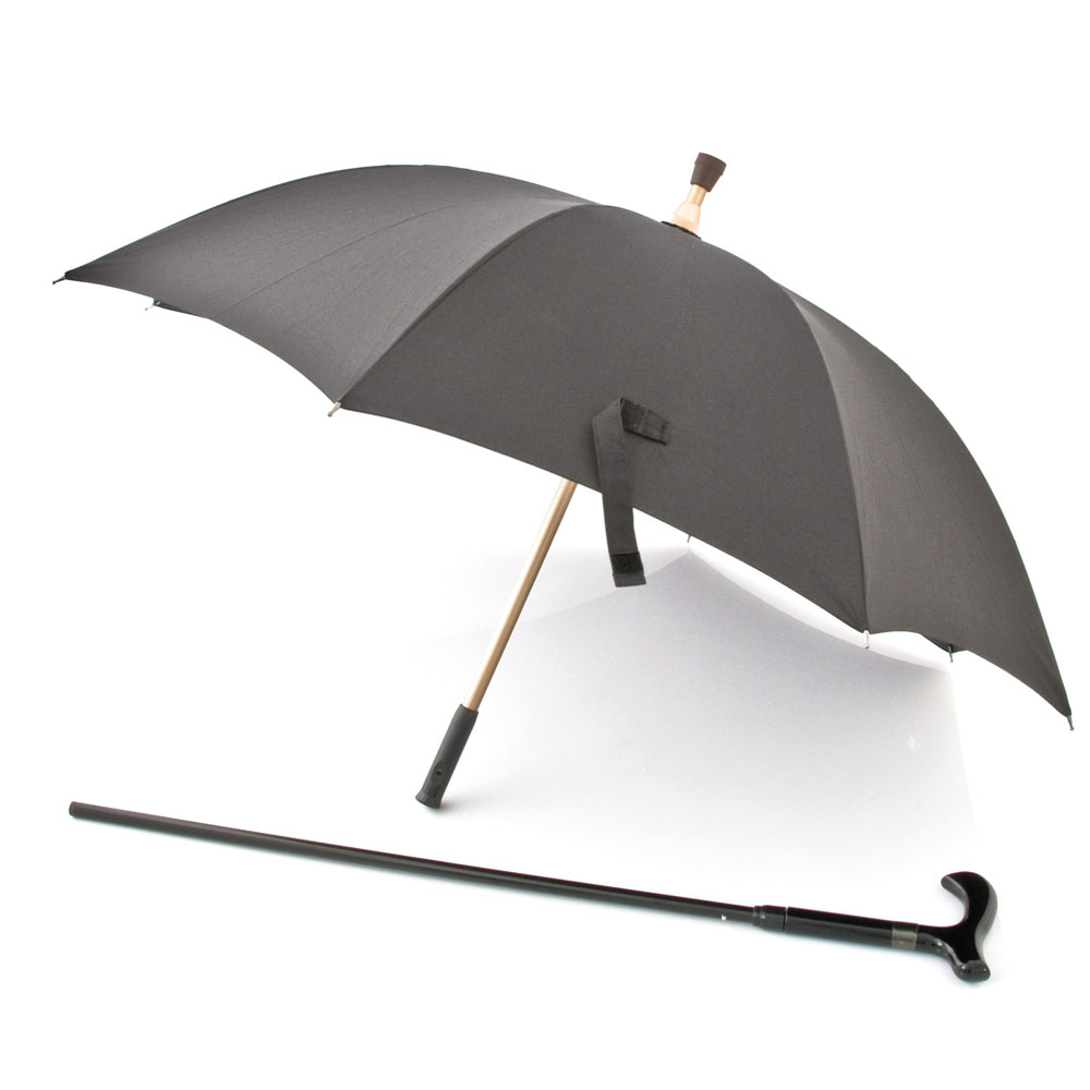 Bastone che diventa ombrello: 2 in 1, , large