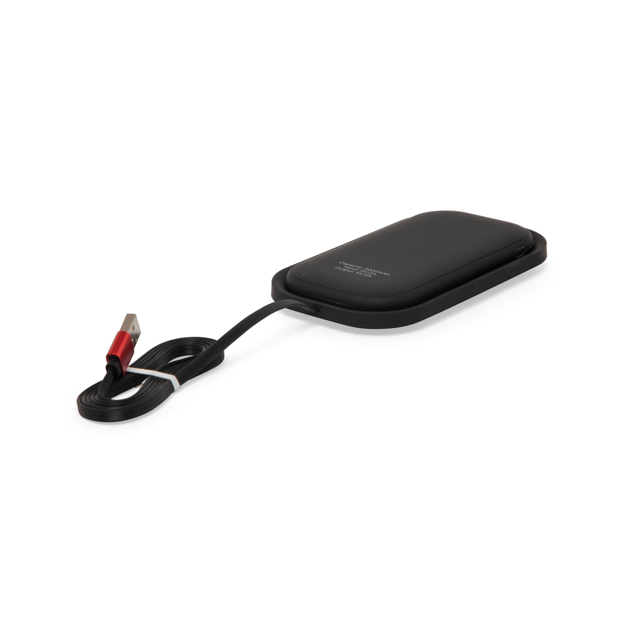 Power bank 5000 mAh con supporto wireless e tecnologia Qi, , large