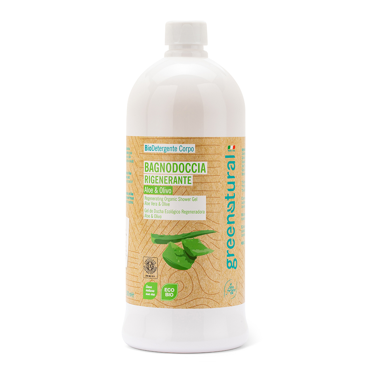 Bagnodoccia Rigenerante Aloe&olivo - 1l, , large