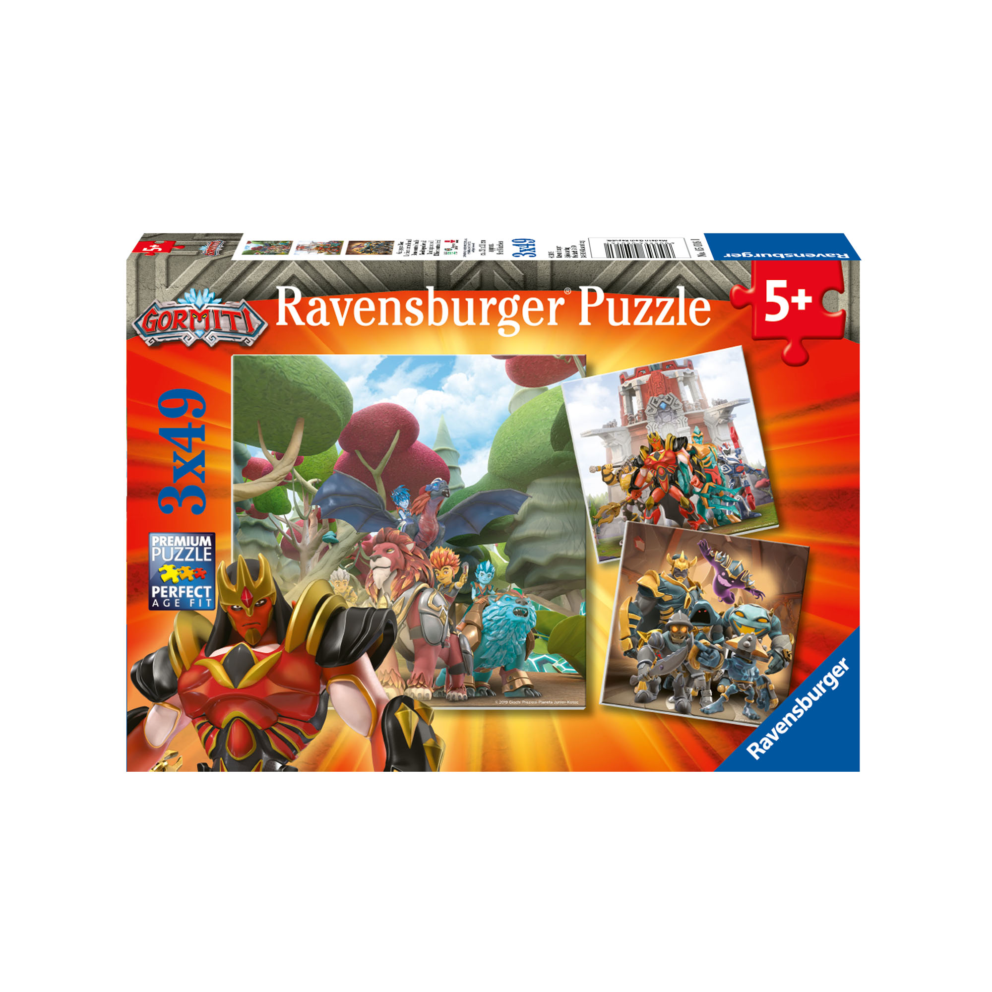 Ravensburger Puzzle 3x49 pezzi 05016 - Gormiti, , large