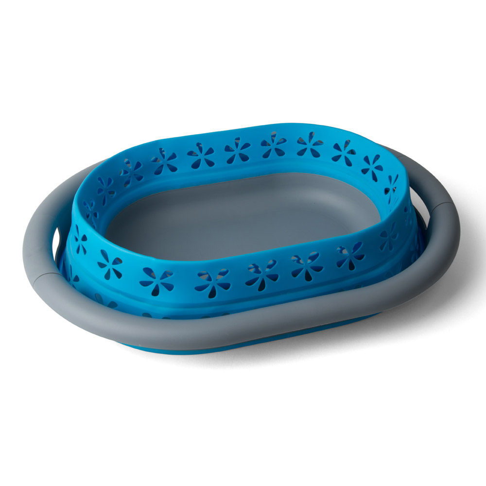 Cesta pieghevole in silicone per biancheria, , large