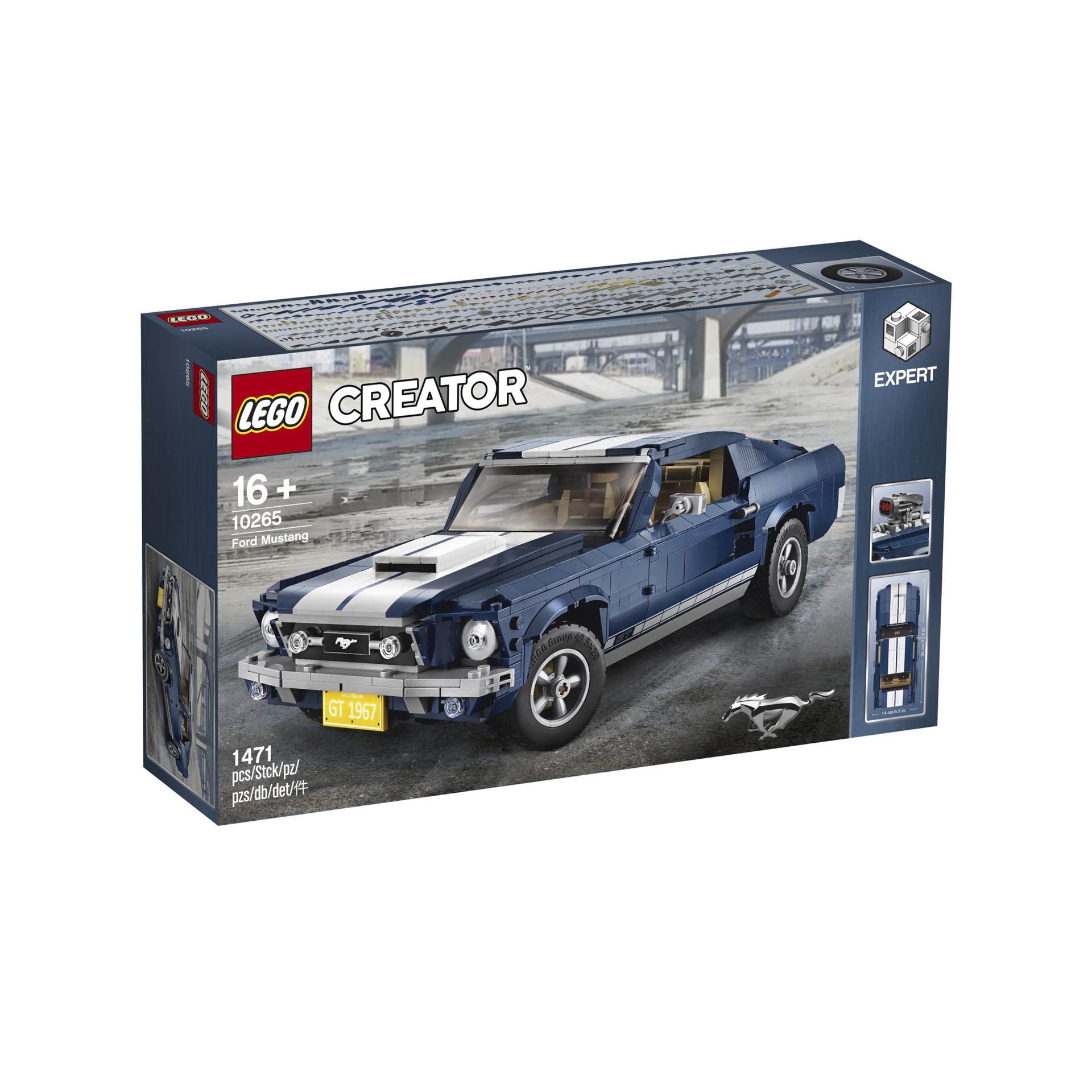Kit di costruzione Ford Mustang LEGO Creator Expert 10265 (1.470 pezzi) 10265, , large