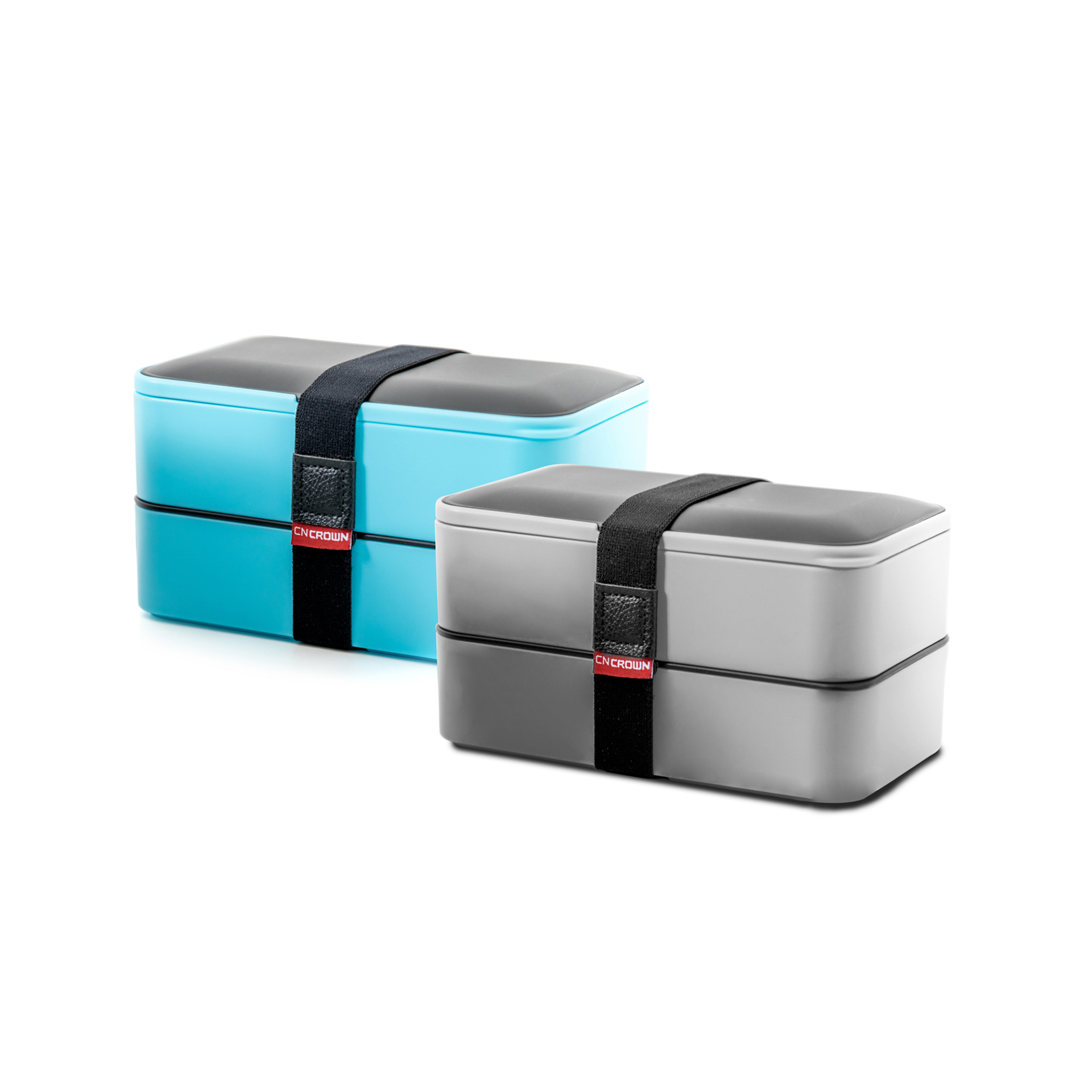 Doppio contenitore porta pranzo, , large