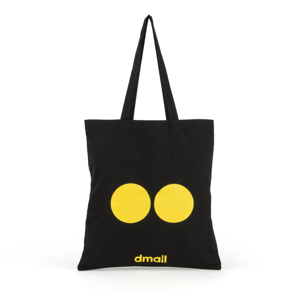 Borsa shopper in canvas dmail, , large